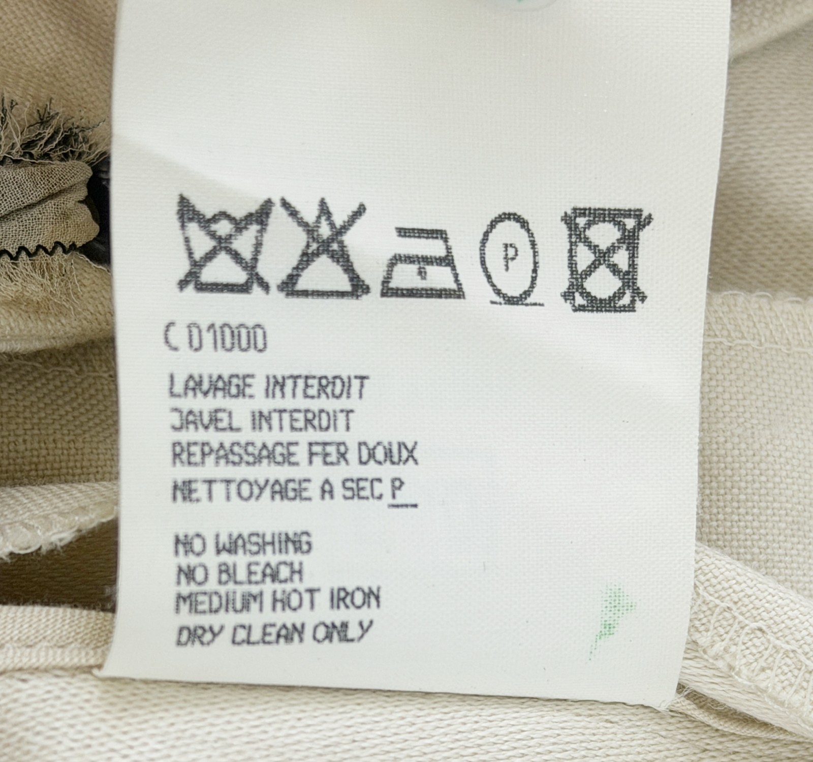 2002 YVES SAINT LAURENT Rive Gauche Mombasa Pants 40 8 Ivory Tom Ford Lace Up