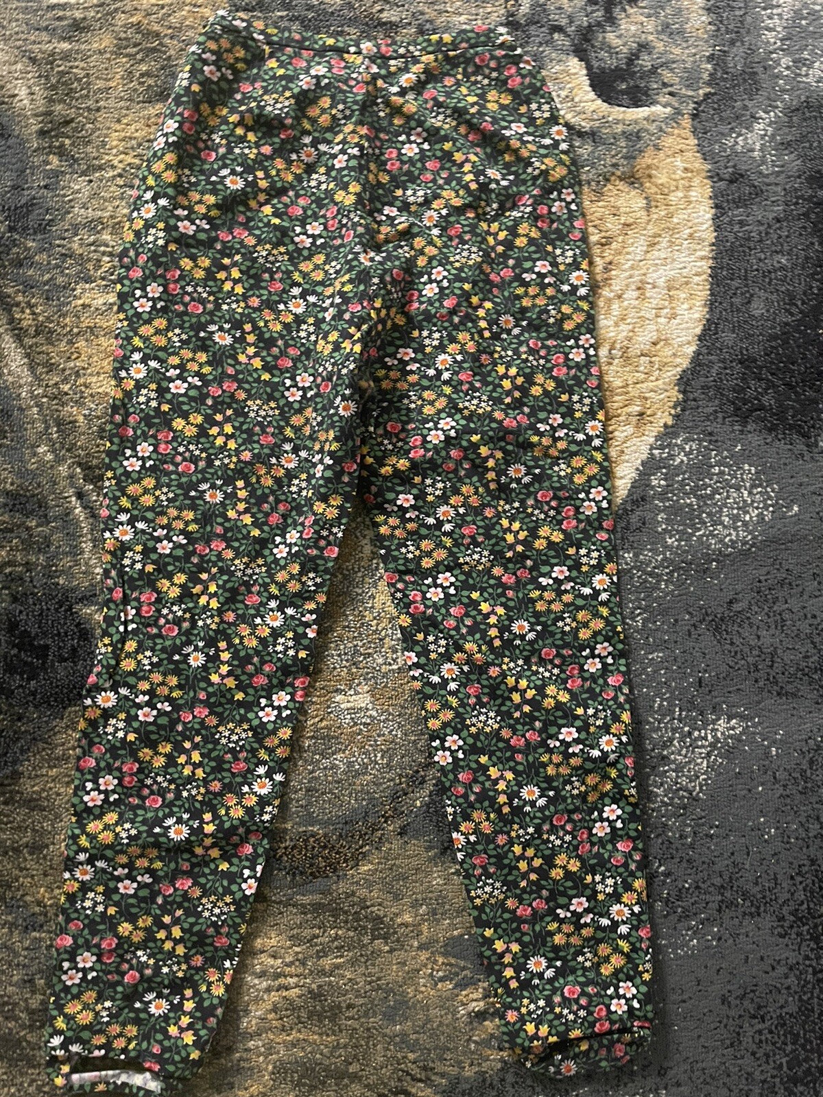 Carol Brent Sun Floral 60s Pants Stir Up Med All Over Small 24w Mod Mcm