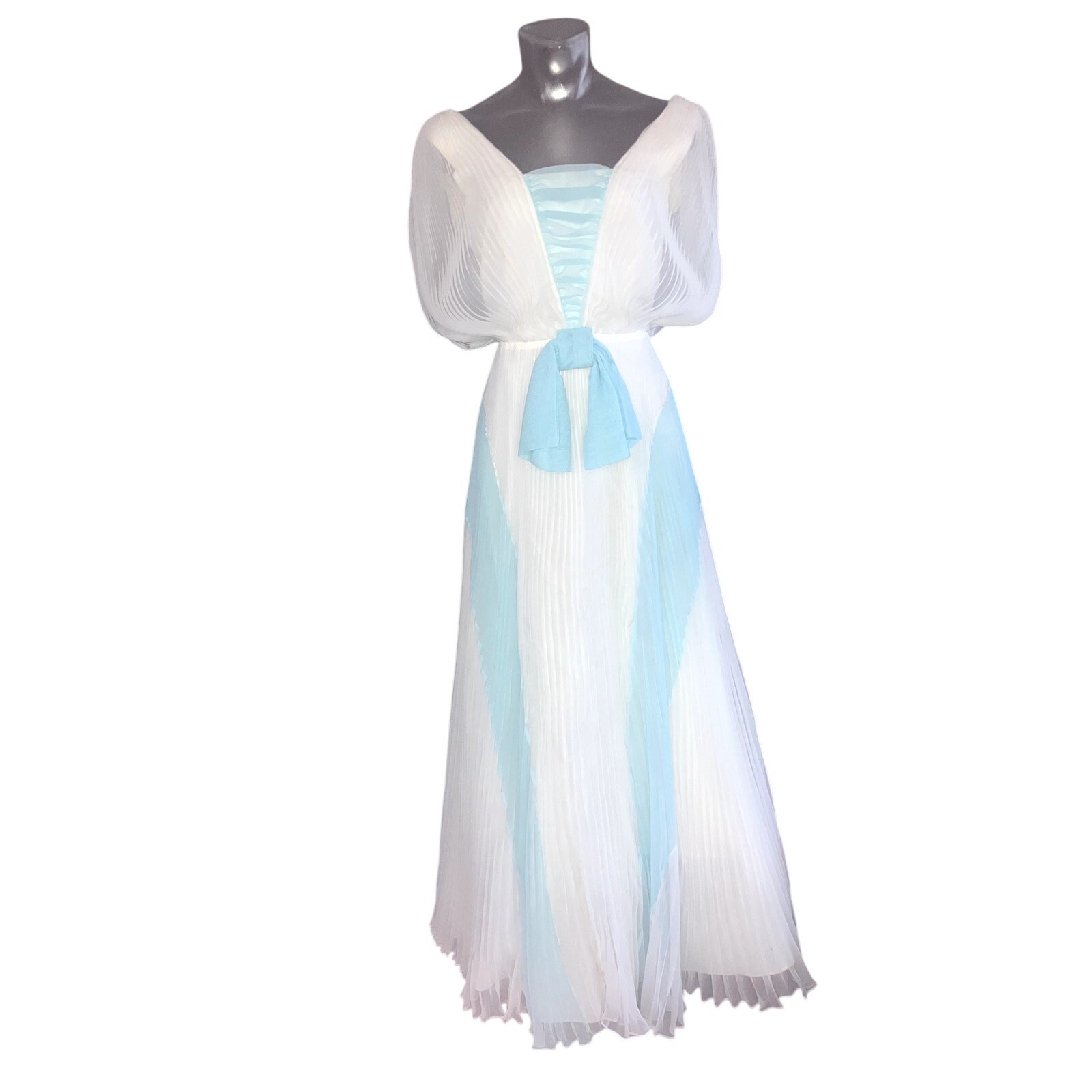 VINTAGE 50s-60s Lilli Diamond of California Gown Dress Small S REGENCY FAIRY