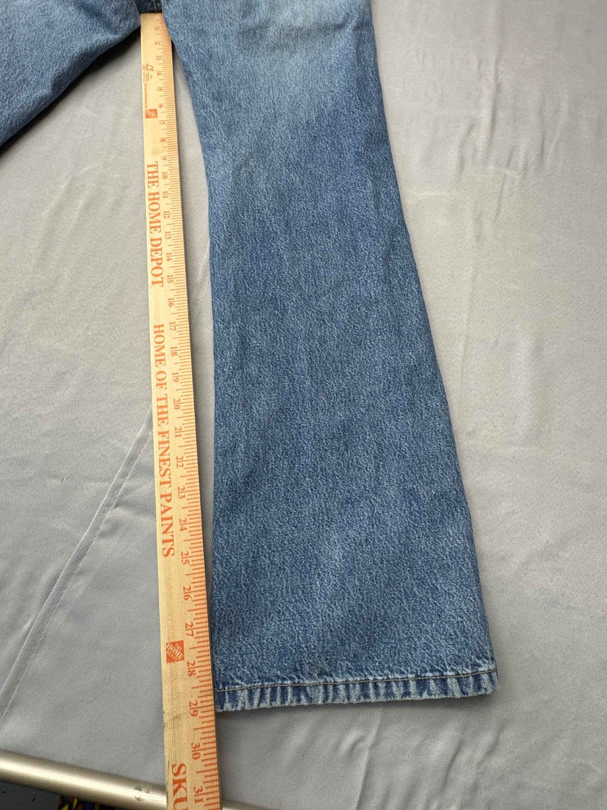 Lucky Brand Jeans Y2K Womens 4/27 Blue Denim Bootcut Flare Regular Fit Vintage