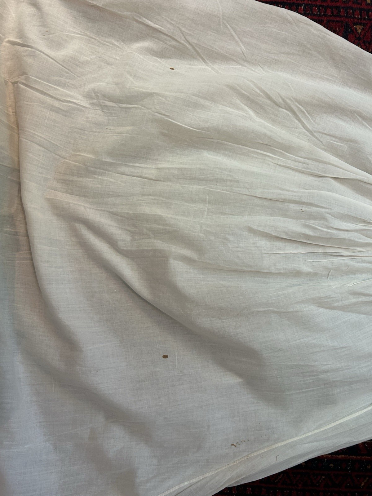 LOT OF 6 EDWARDIAN VICTORIAN PRAIRIE LINGERIE SLIP NIGHTGOWN THRASHED AS-IS