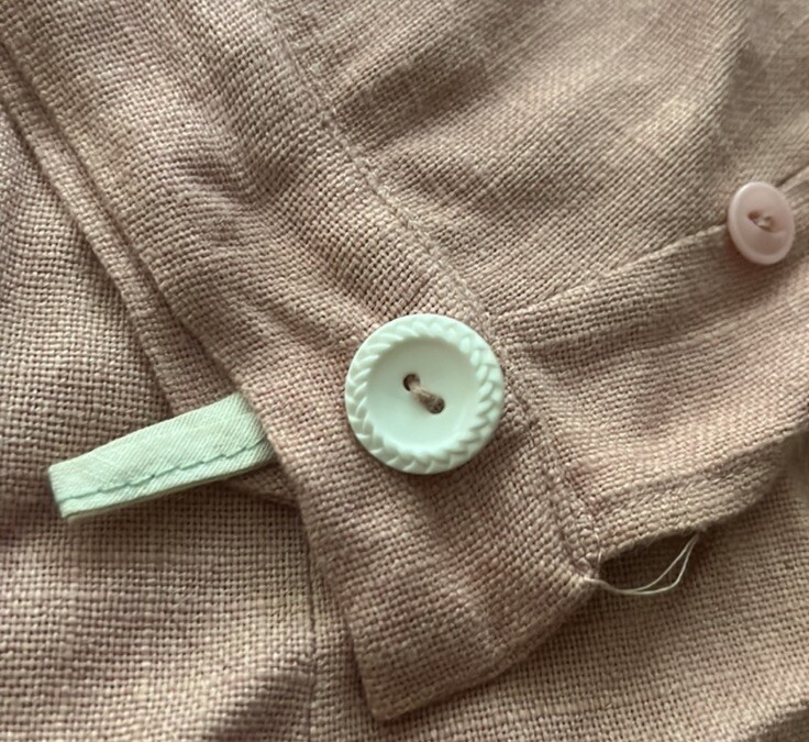 1940s 1930s Pink Skirt XS 25in Waist Vintage