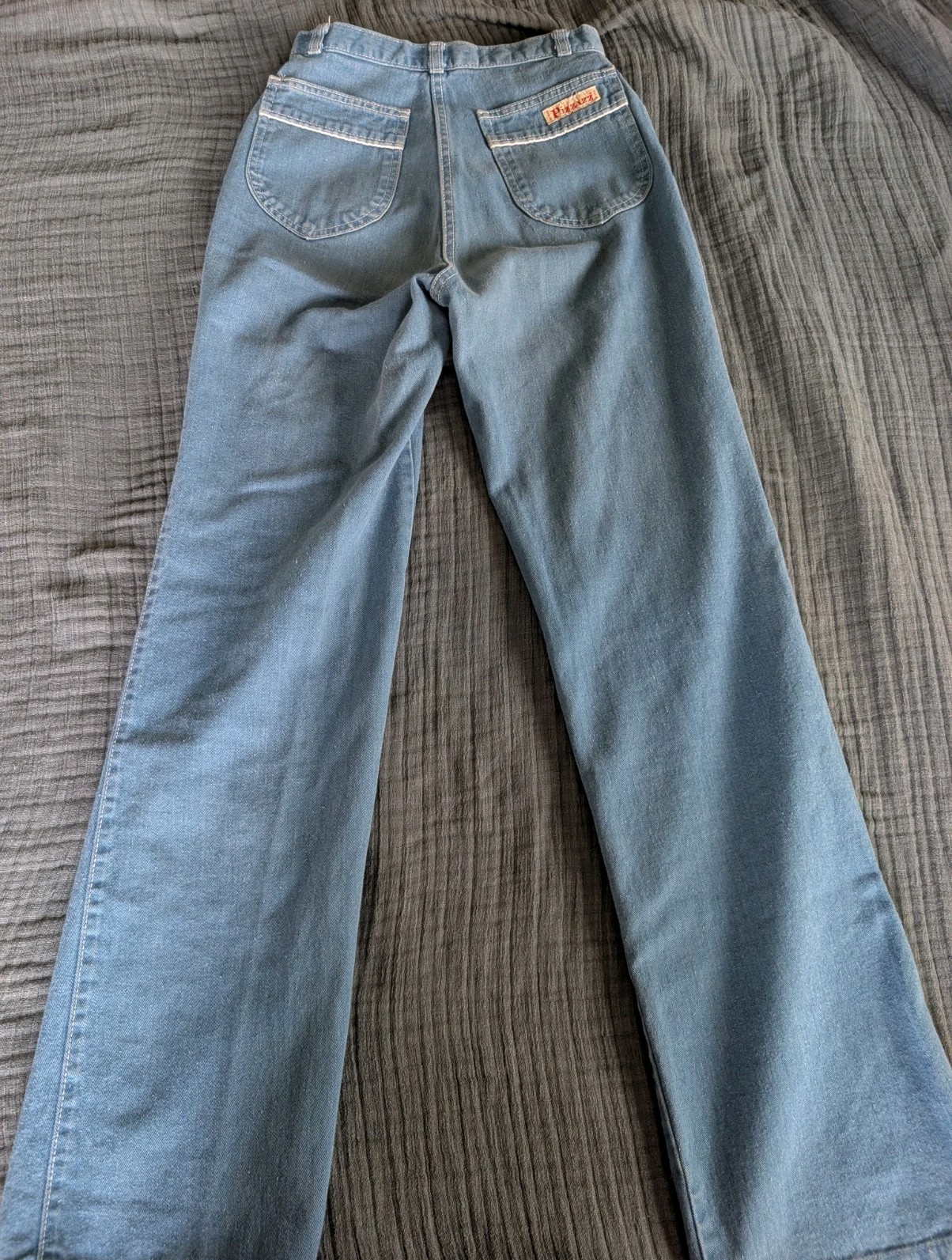Vintage Pizzazz Jeans High Waist Lightweight Denim Womens Size 8 (24×31.5)