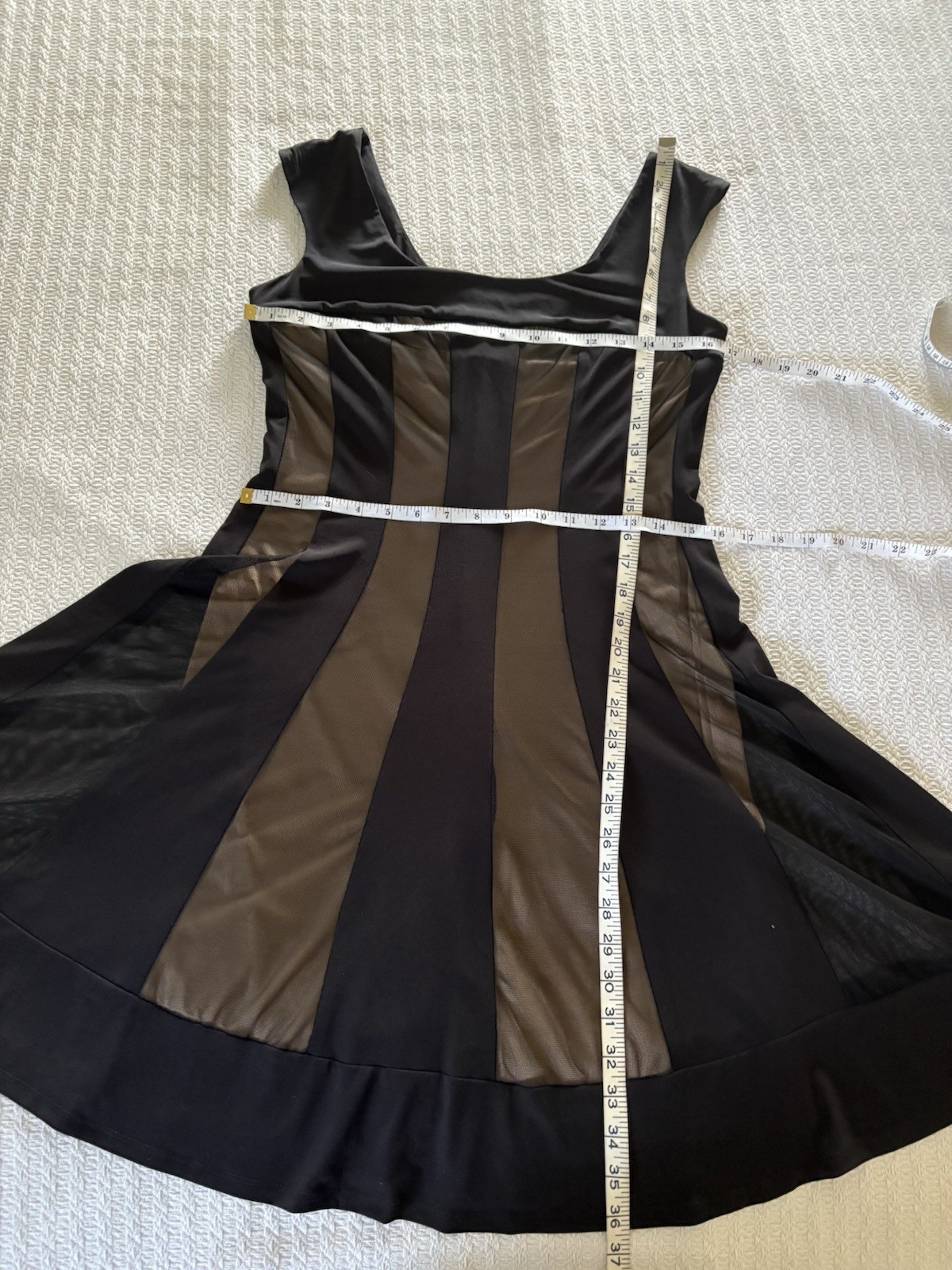 Vintage 90s Sheer Mesh Stripes Mini Slip Dress Whimsy Goth Boho Baby Doll Circus