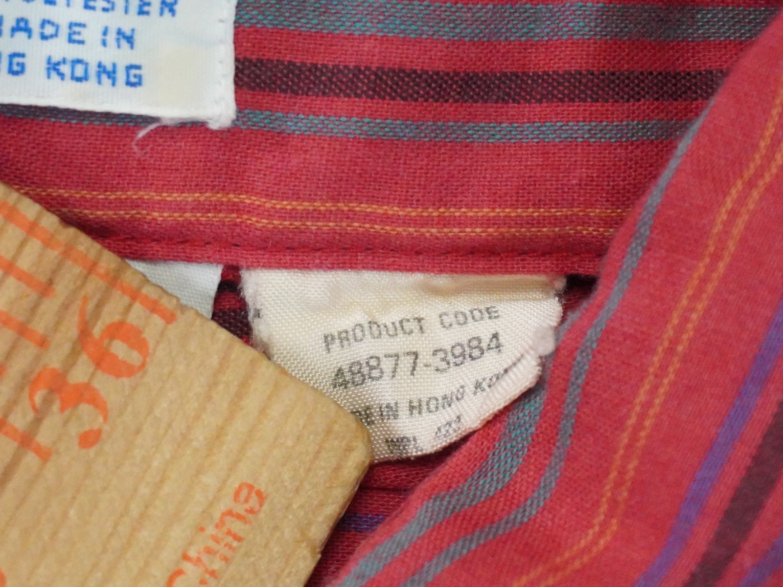 Vintage Levis Shirt Womens 8 Half Button Long Sleeve Pullover 70s Chambray