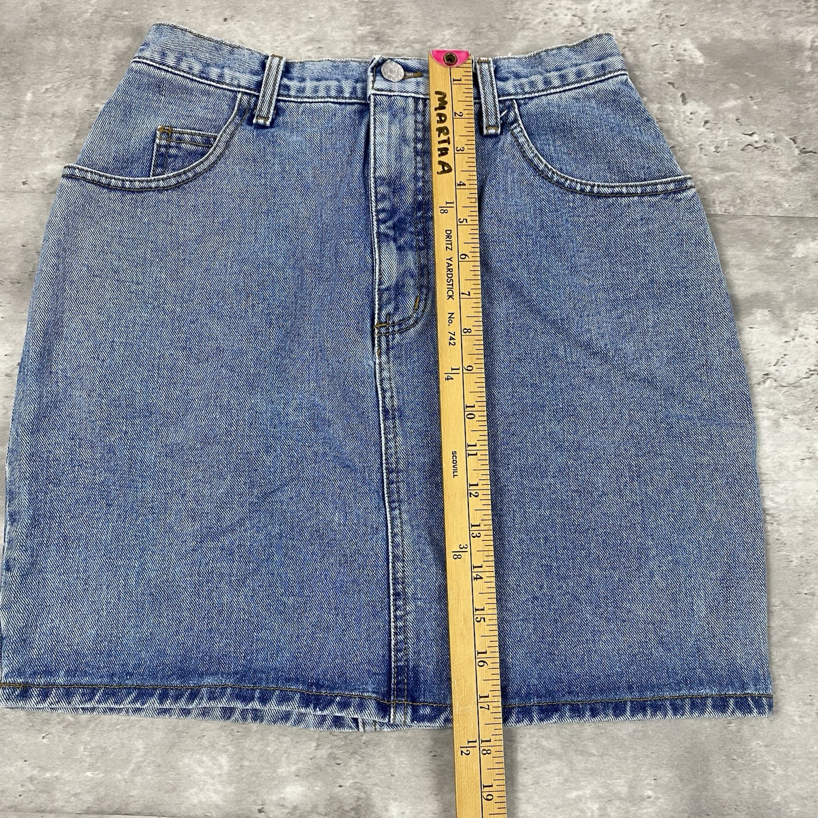 vintage 90s Guess Jeans denim skirt 31 26 style 10502