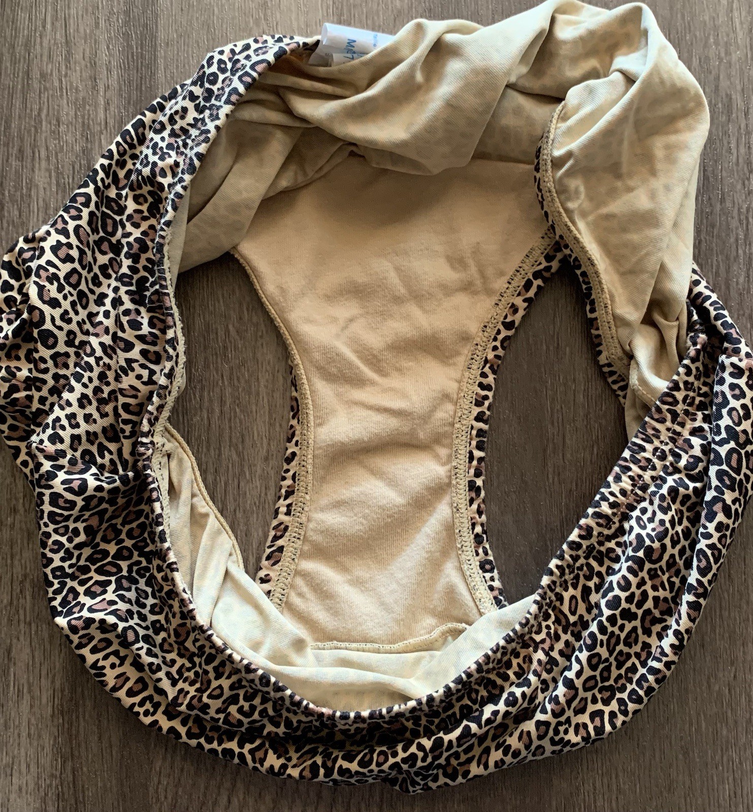 Warner&rsquo;s Cheetah Print Panties panty sz 6 Bikini Nylon Blend Vintage 06173