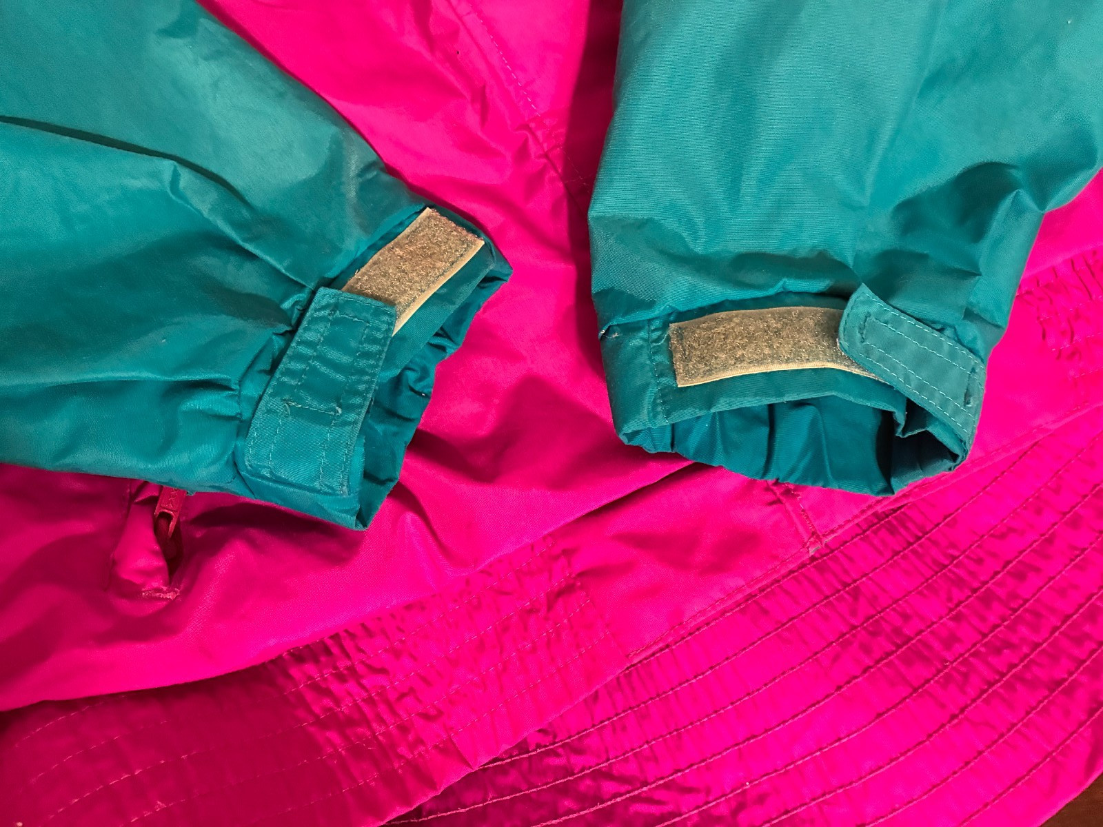 Vintage 1990&rsquo;s Columbia Vamoose Ski Shell Jacket Neon Women’s M Wind Rain Proof