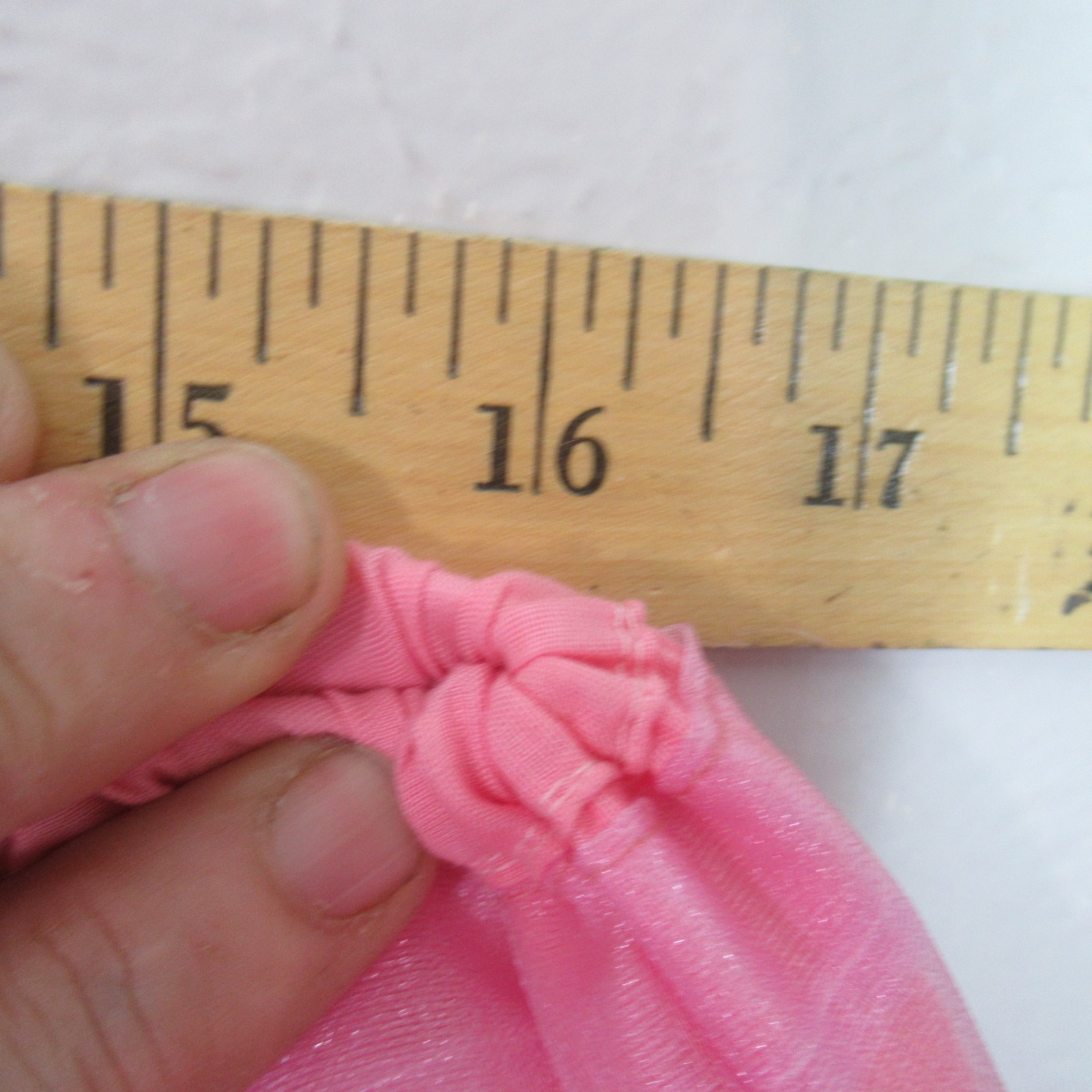 Square Apparel Petticoat Square Dance M Ruffles 3 Tone Metal Pink 3 Tier 2 Layer