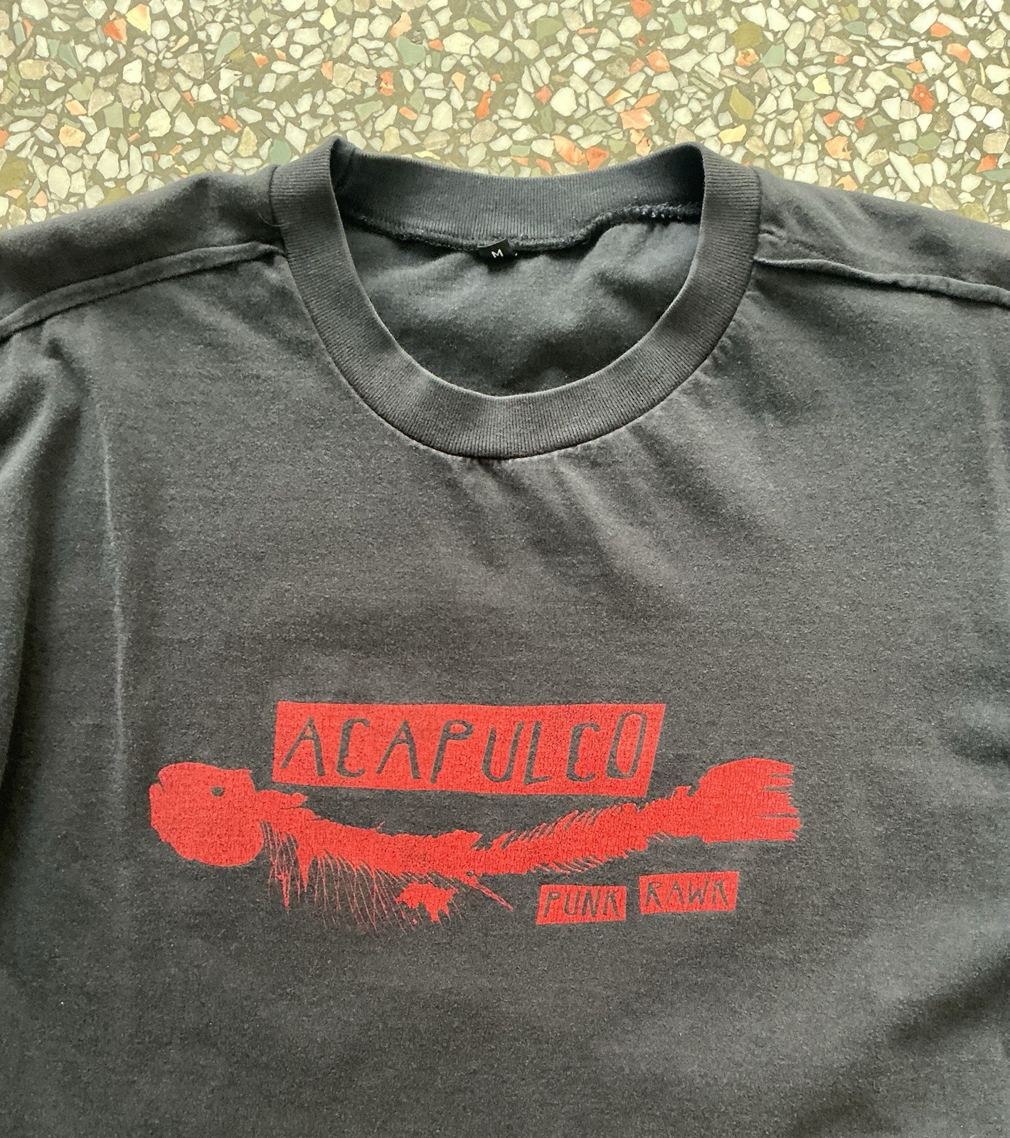 RARE Vintage Acapulco “Punk Rawk” Graphic T-Shirt L:25.5” W:22” Size: Medium