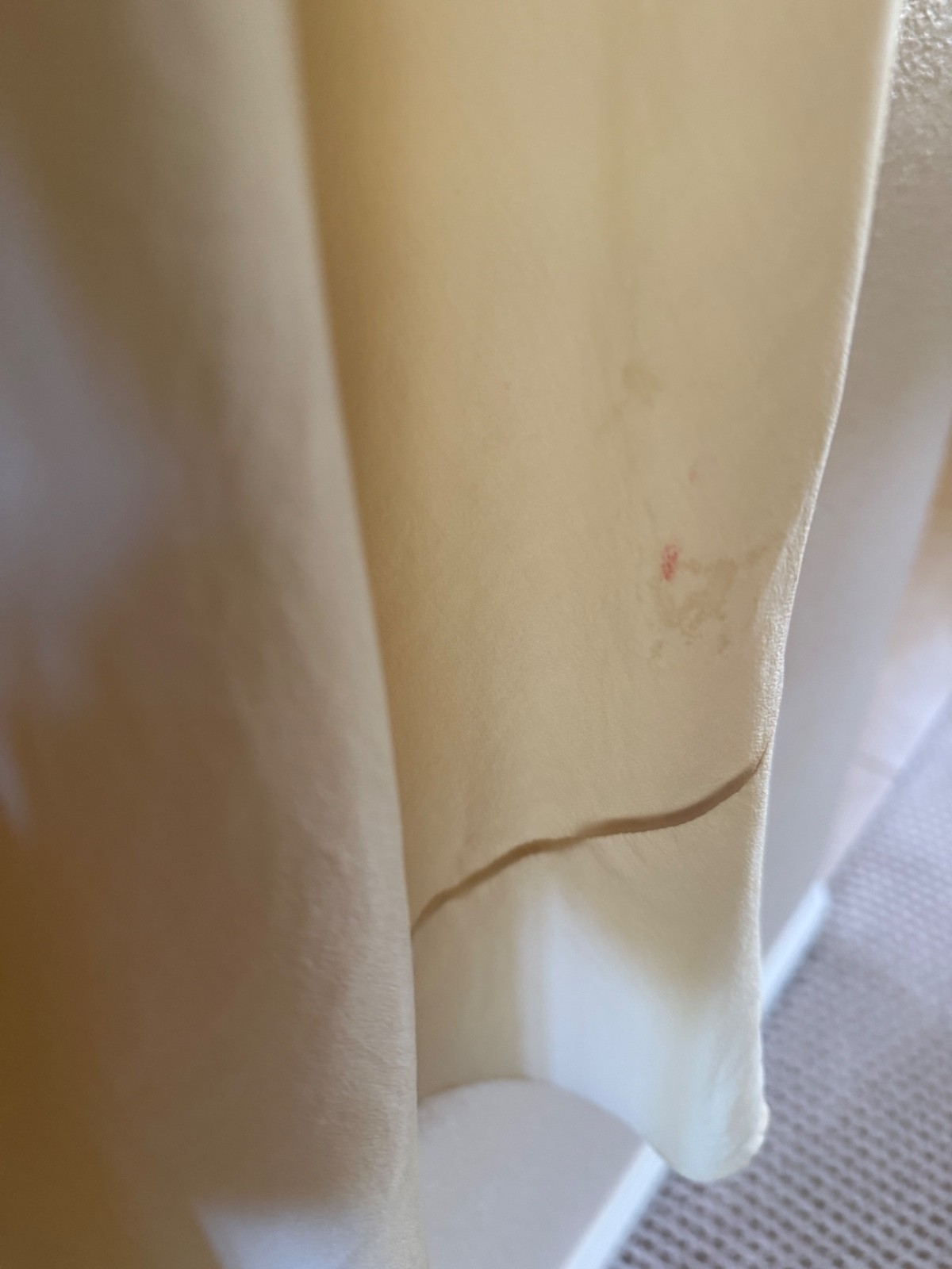 VTG 1940&rsquo;s Italian 100% Silk Handmade Ivory Slip or Nightgown