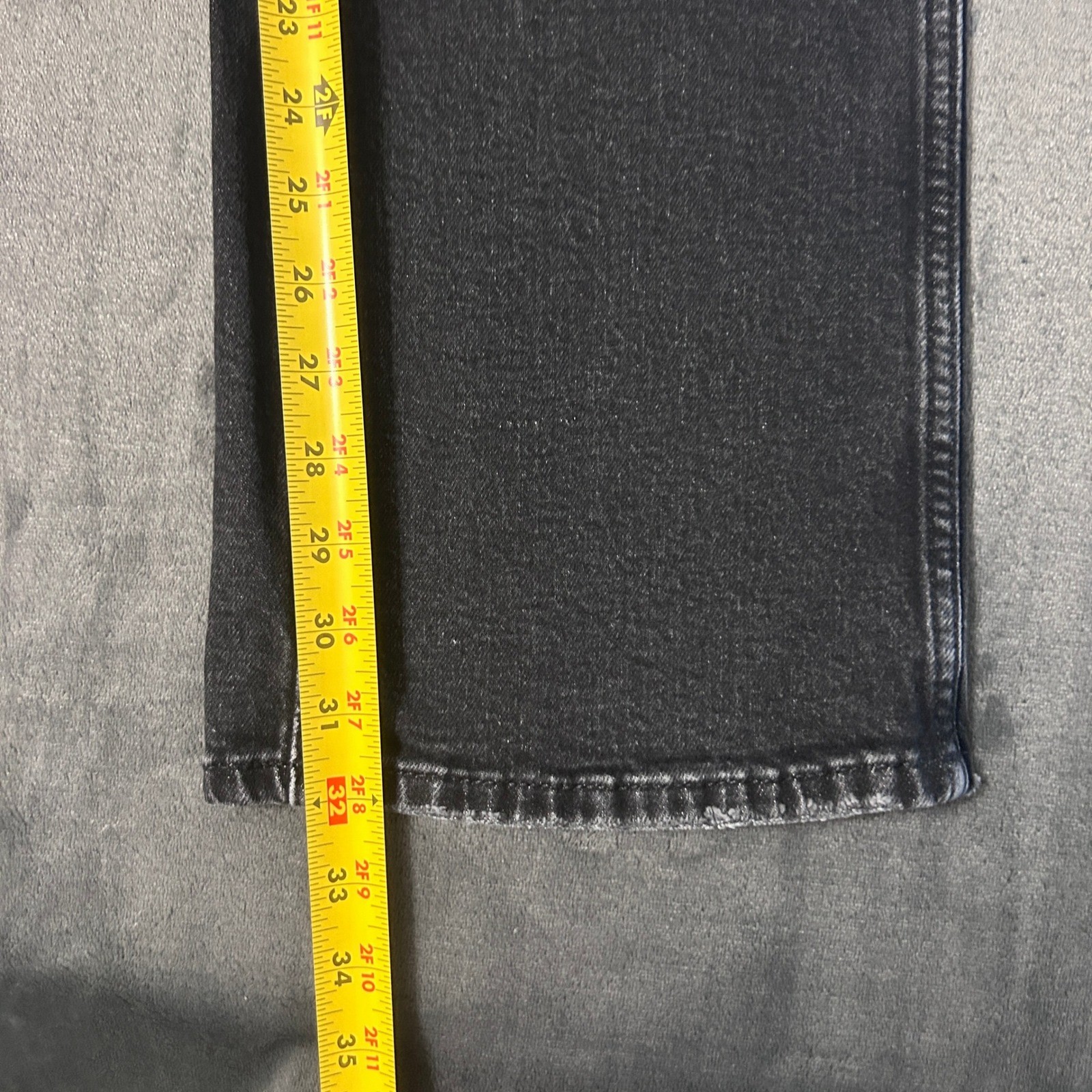 Wrangler Retro Bailey Bootcut Jeans Womens 33×32 Black High Rise Western Cowgirl
