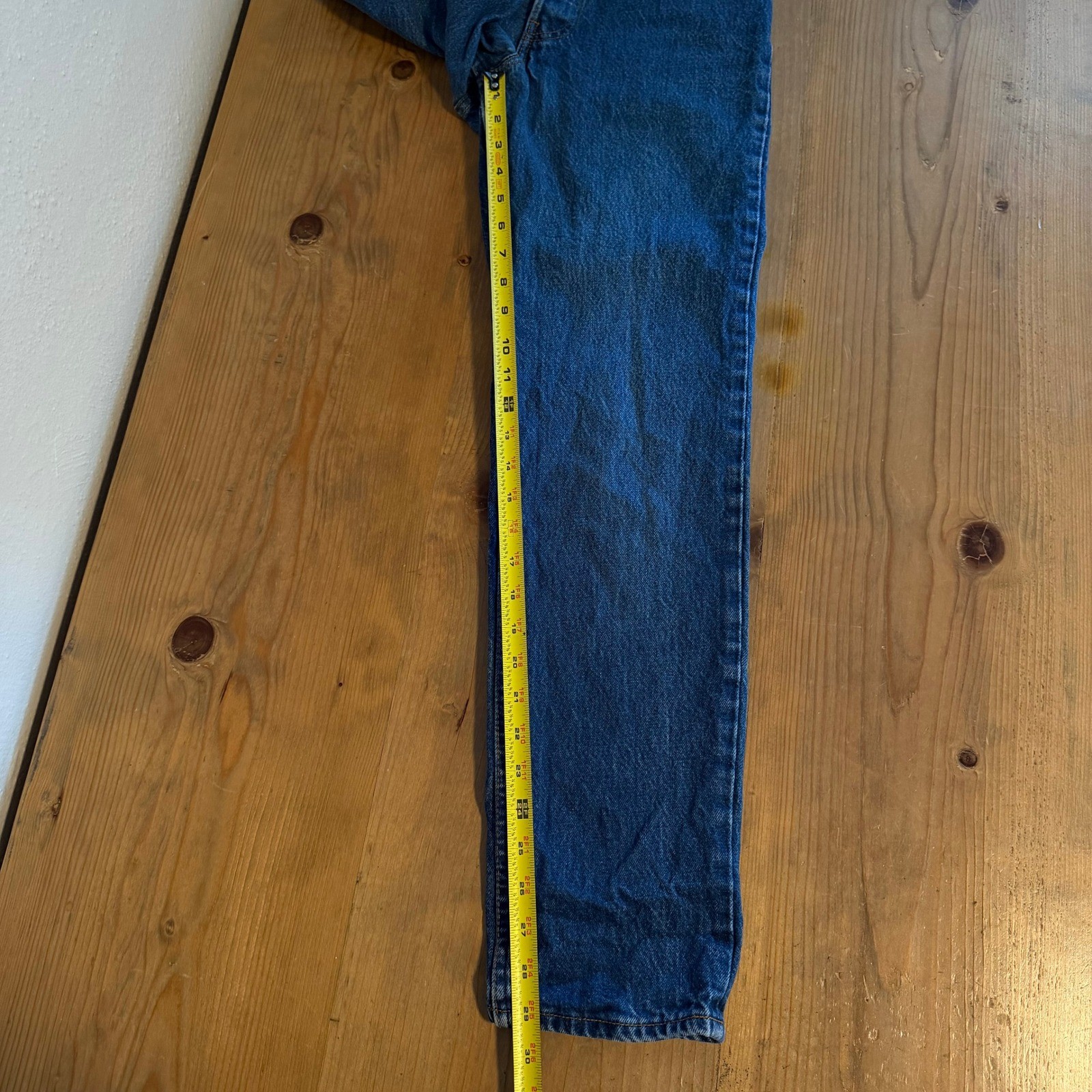 Vintage Levis 26501 501xx Jeans 25×29 High Waist Straight Leg Indigo Made In USA