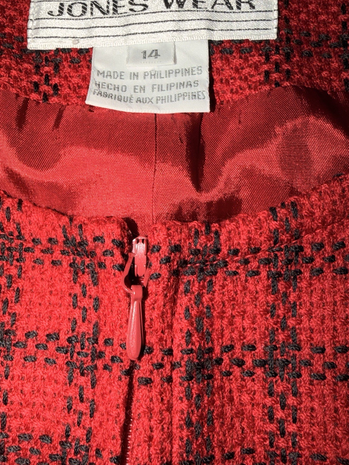VTG Jones Wear 100%new Wool- Woolmark Certified Women’s 14(LG). T4