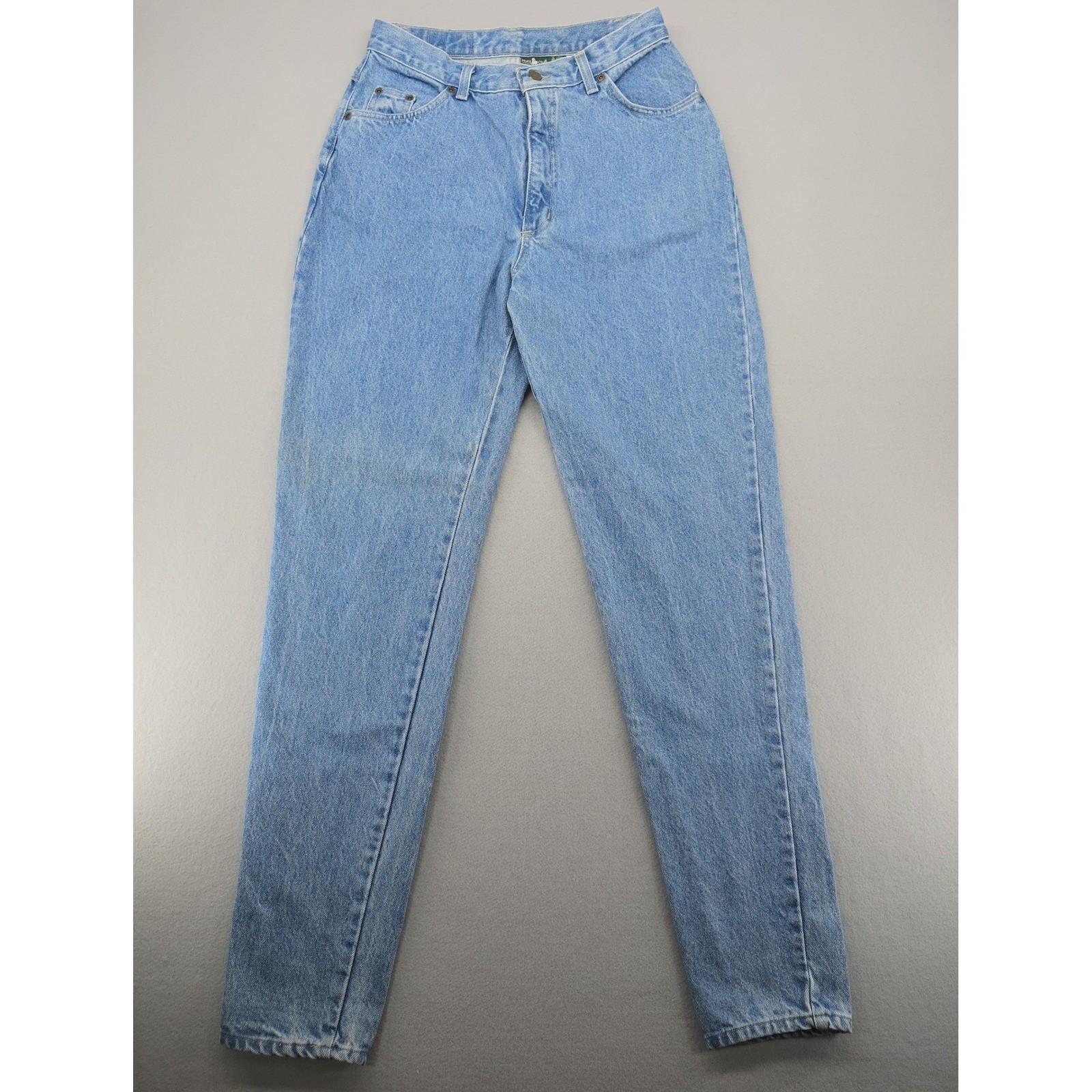 Hunt Club High Rise Mom Jeans Vintage Made in USA Medium Wash Tall Long 90s