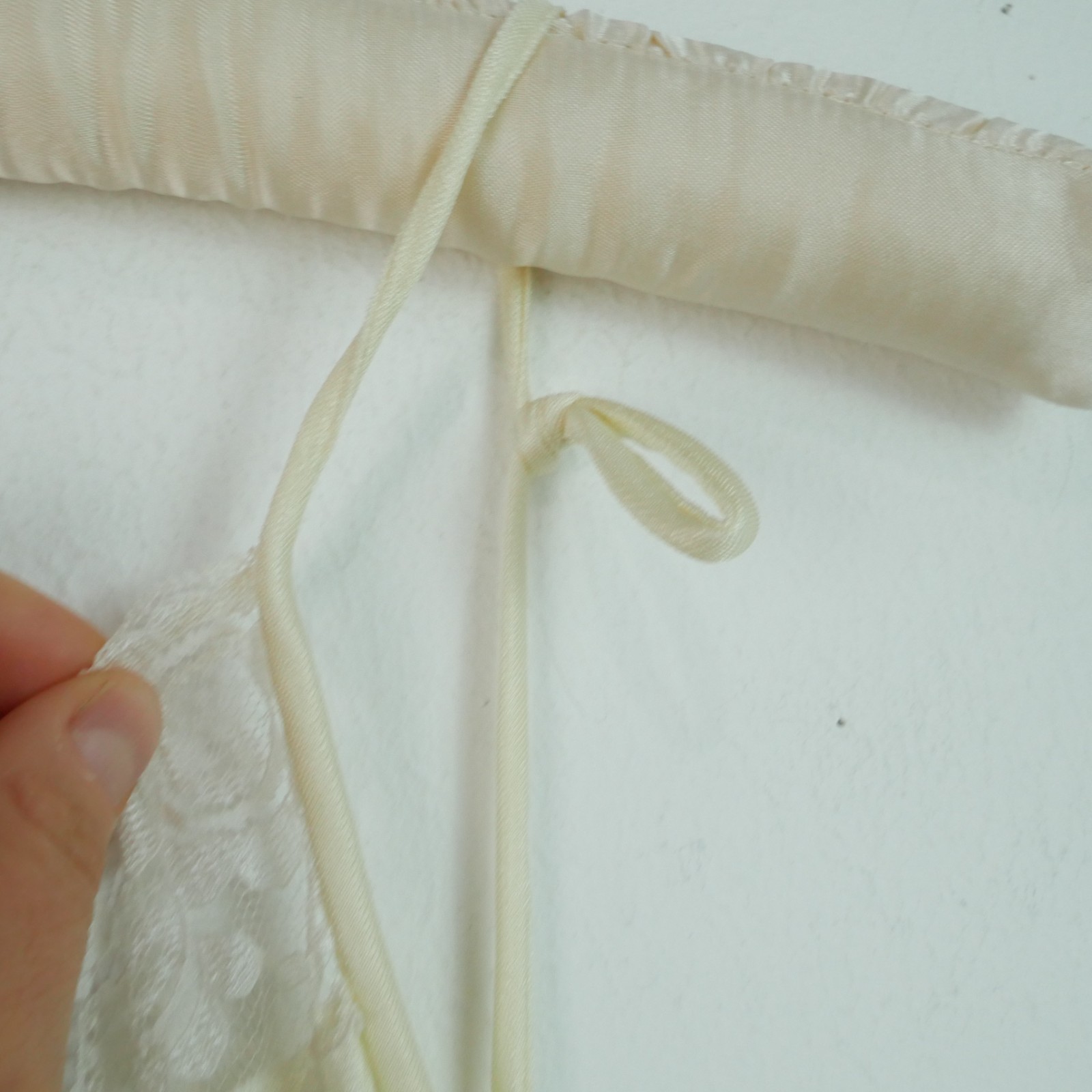 Vintage Val Mode Peignoir Set Sheer Nylon Lace Medium Coquette Bridal Romantic