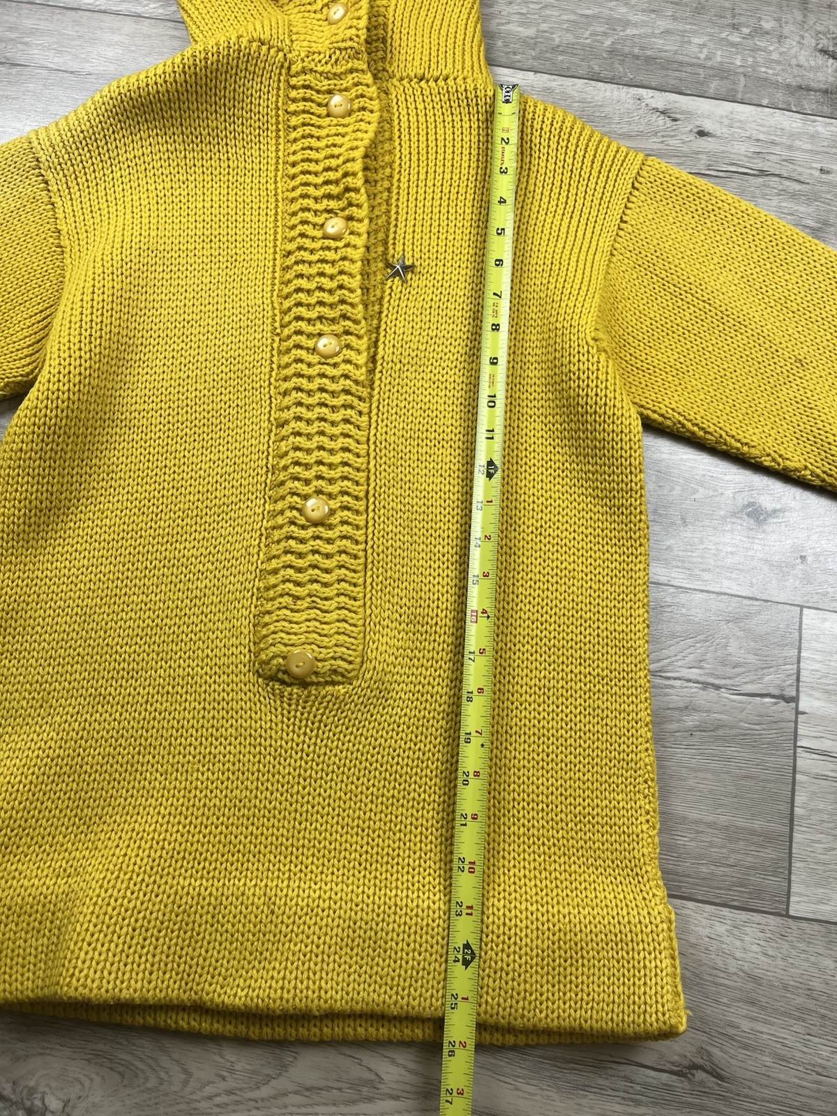 True Vintage 40s Knit Wool Geistex Geist & Geist NY USA Cardigan Sweater 1940s