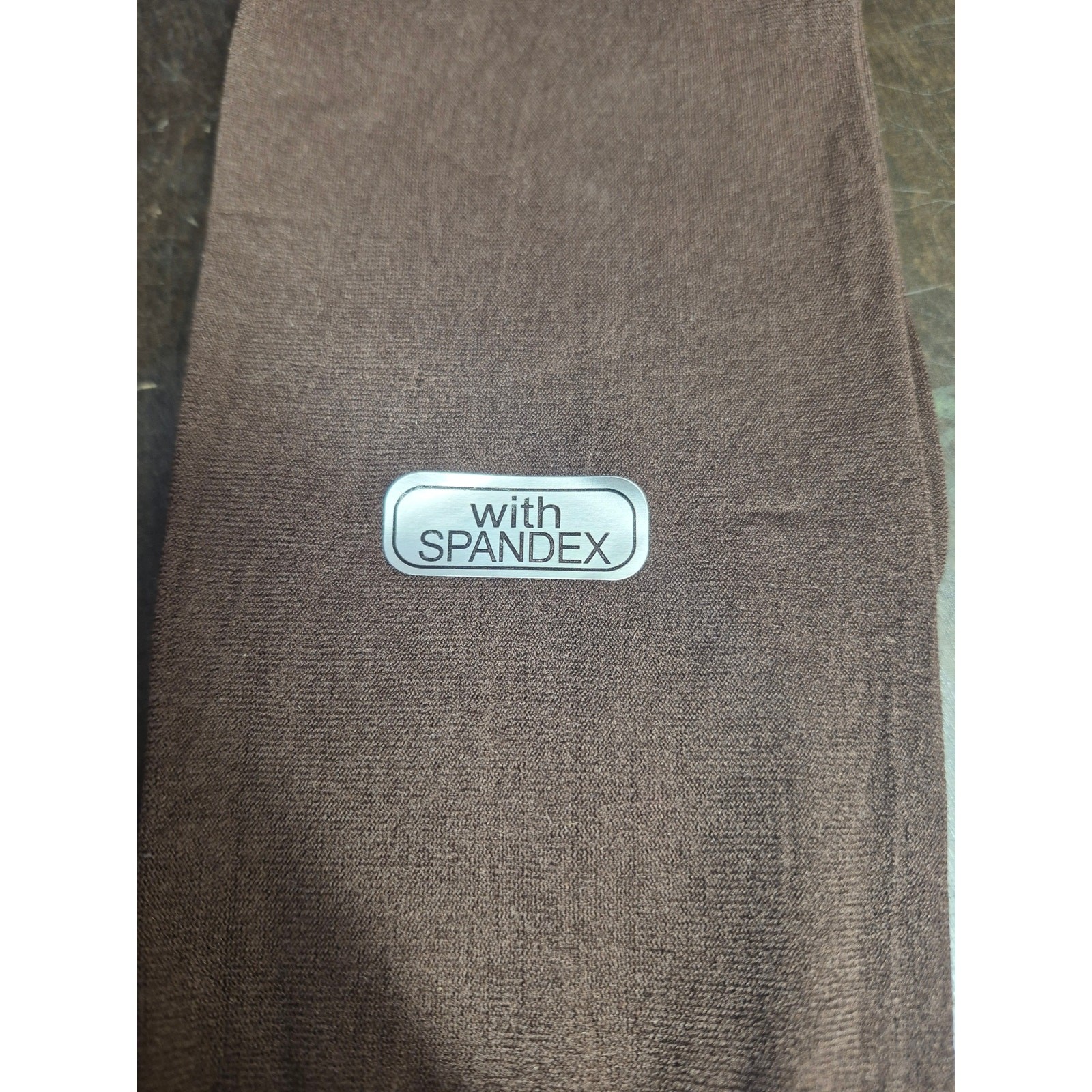 Nu & Nu Coffee Size 9-11 Trouser Socks Knee High Stockings Spandex 8283