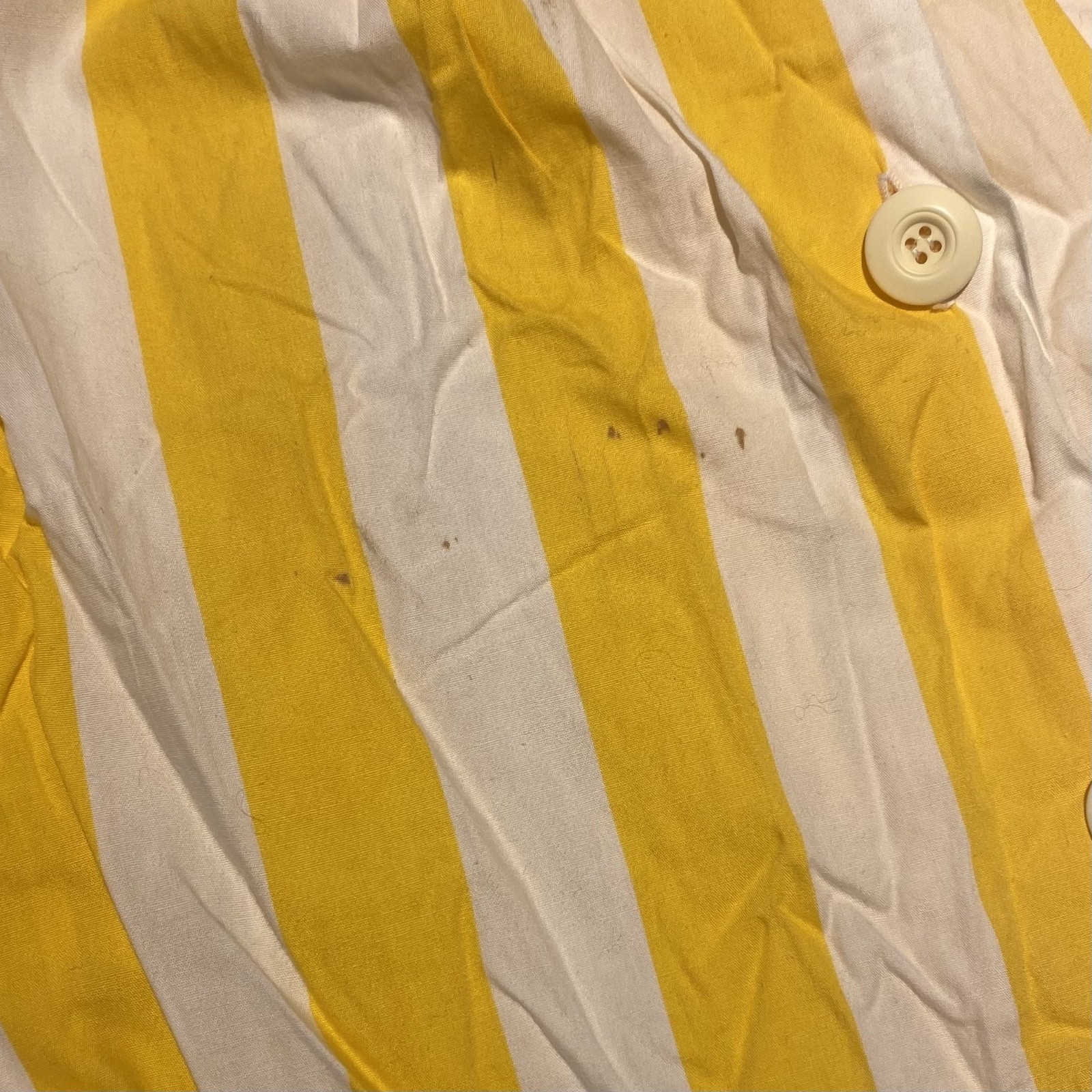 Vintage TEA LEAF Yellow Striped Skirt | 25 in waist