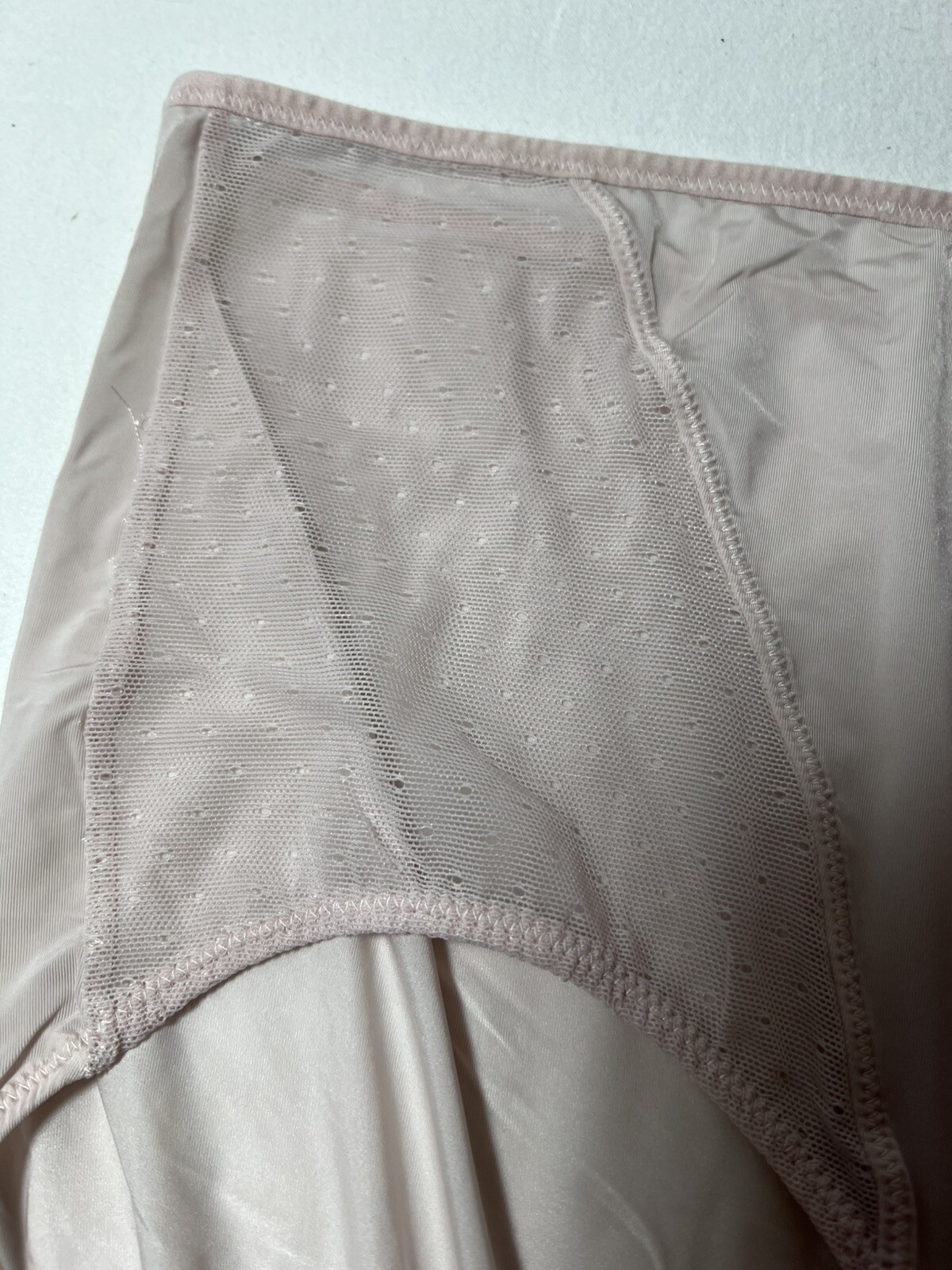 Vintage Silky Soft Vanity Fair “Breathable Luxe” Brief 9/2XL Nude Panty