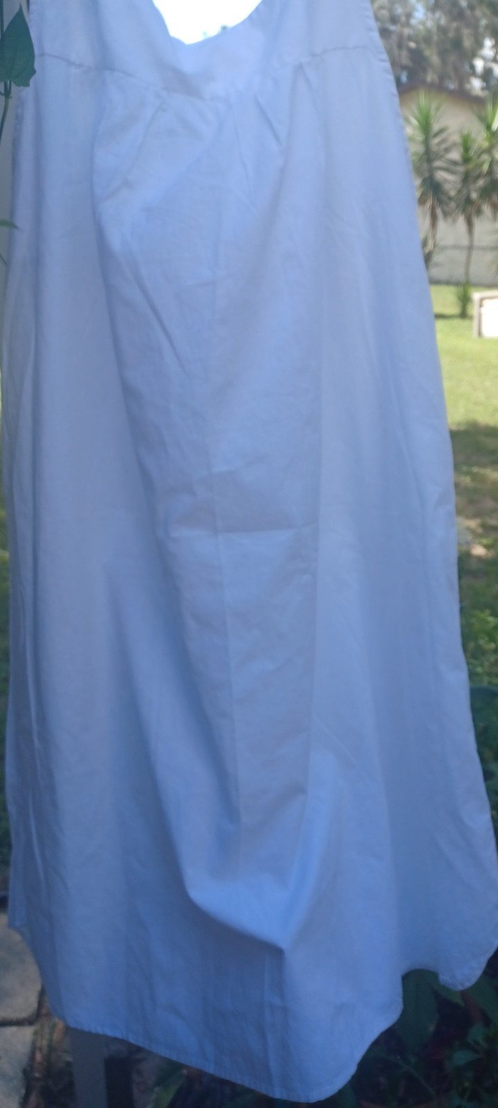 Jacaranda Living Beautiful White 95% Cotton Nightgown Made In USA Boston MA 2X