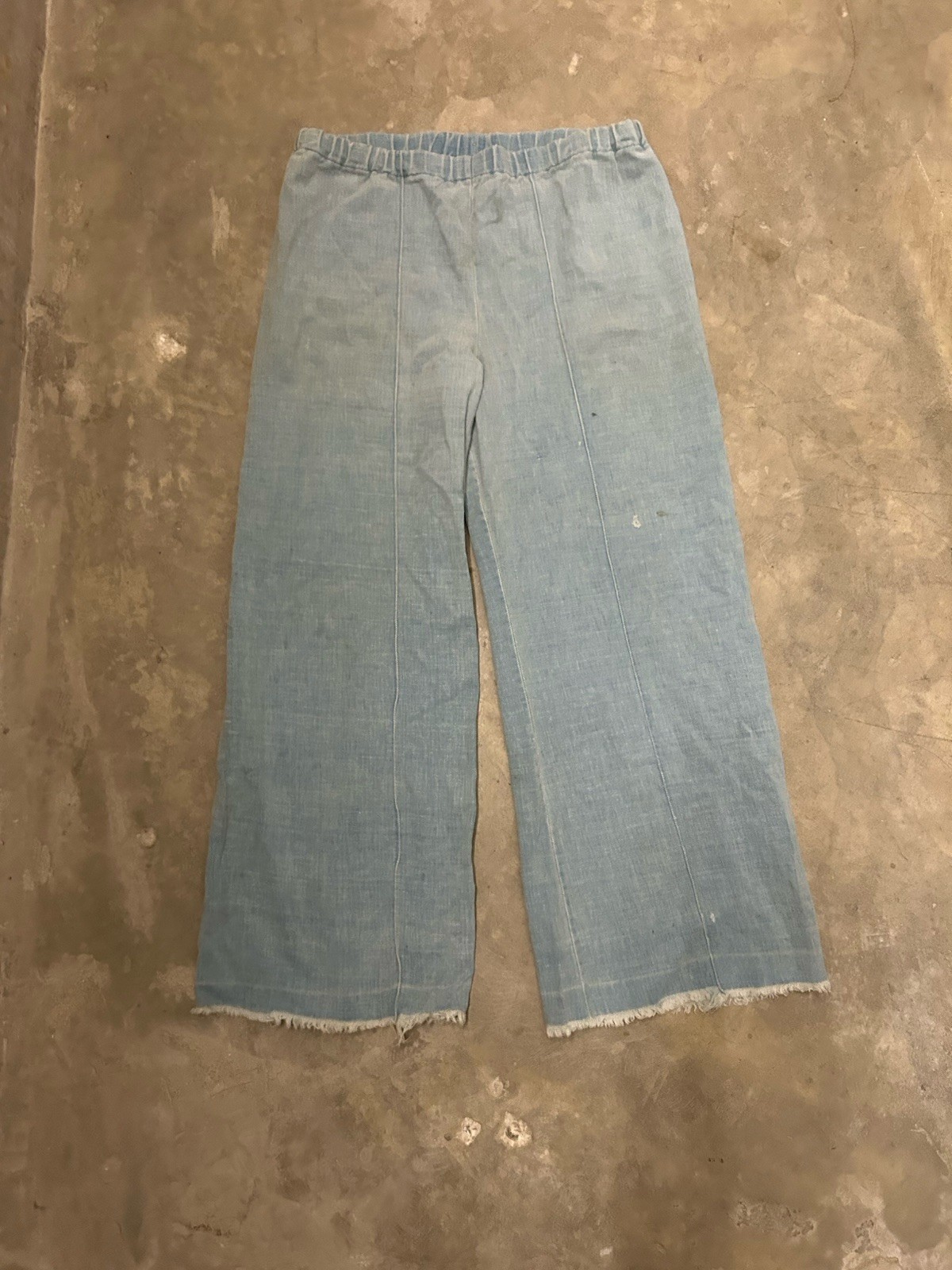 Vintage 1970’s Jeans Women’s Blue Denim Bell Bottoms Hippy Disco Everyday Causal