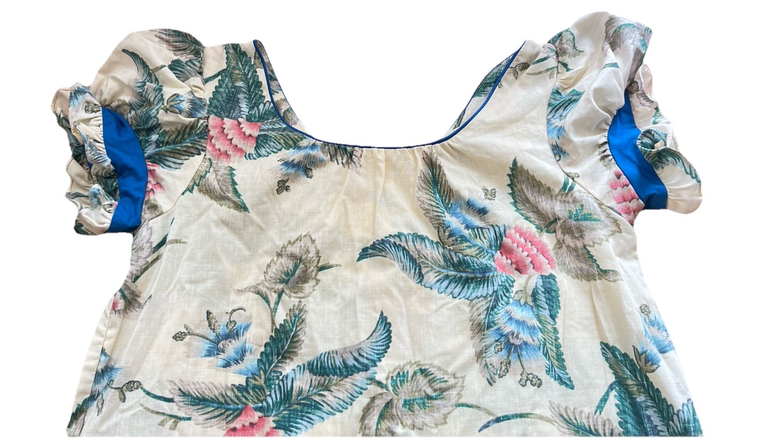 Vintage 1980s 90s REYN SPOONER Reverse Cloth Hawaiian 🌺 Dress Mumu Muumuu-Sz XS