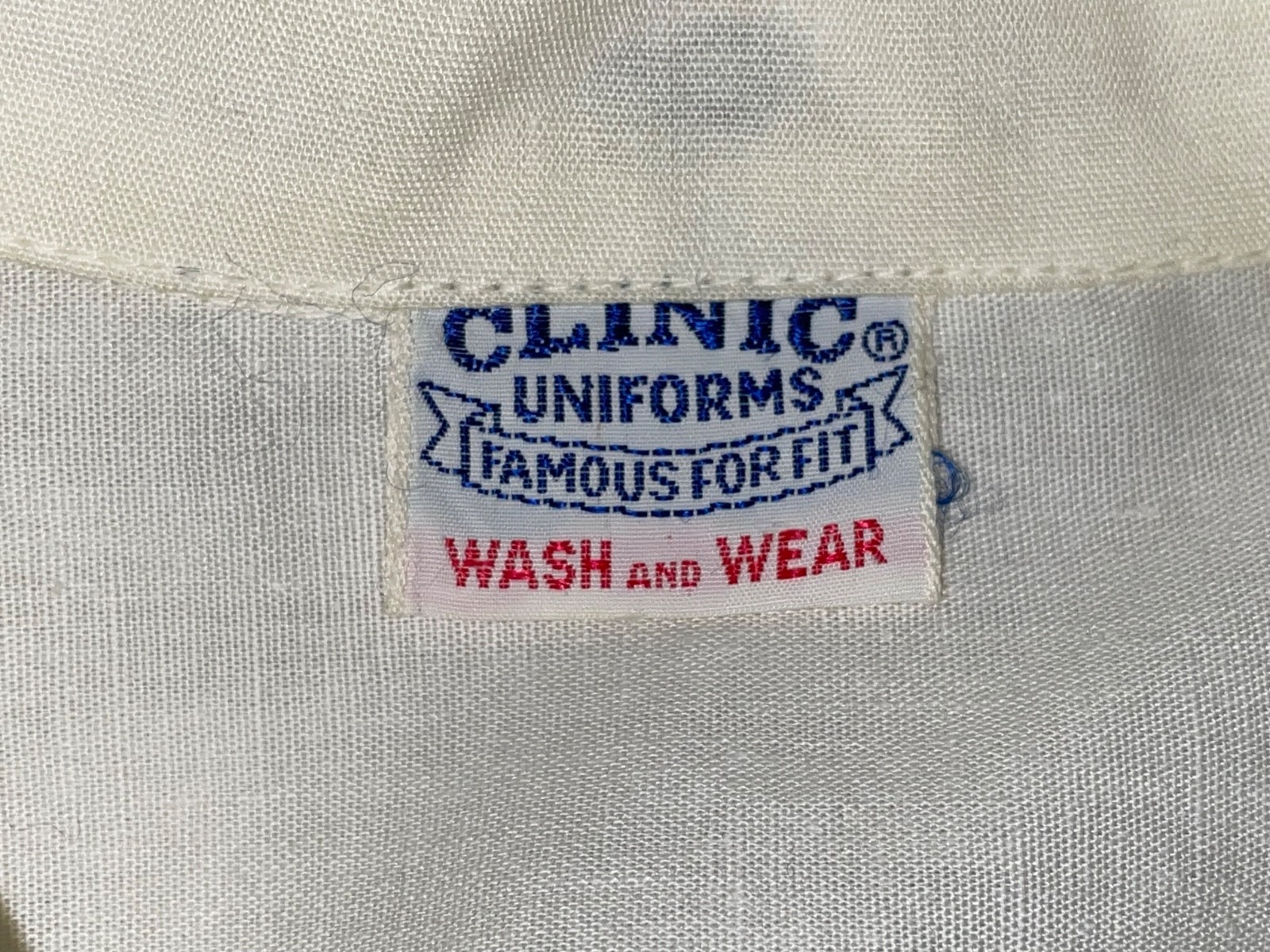 VTG 60S WOMENS WHITE BUTTON FRONT NURSES HOSPITAL ORDERLY WAITRESS UNIFORM DRESS