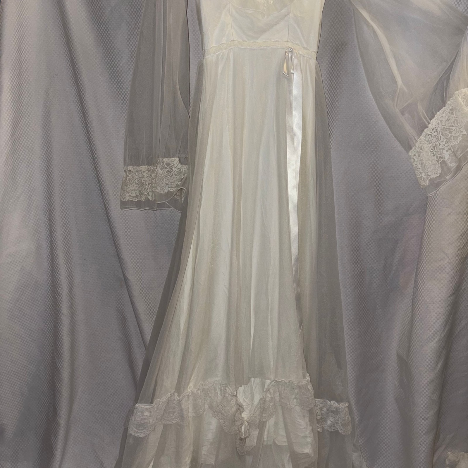 Vintage Romantic Cottagecore Wedding Dress Lace ILGWU