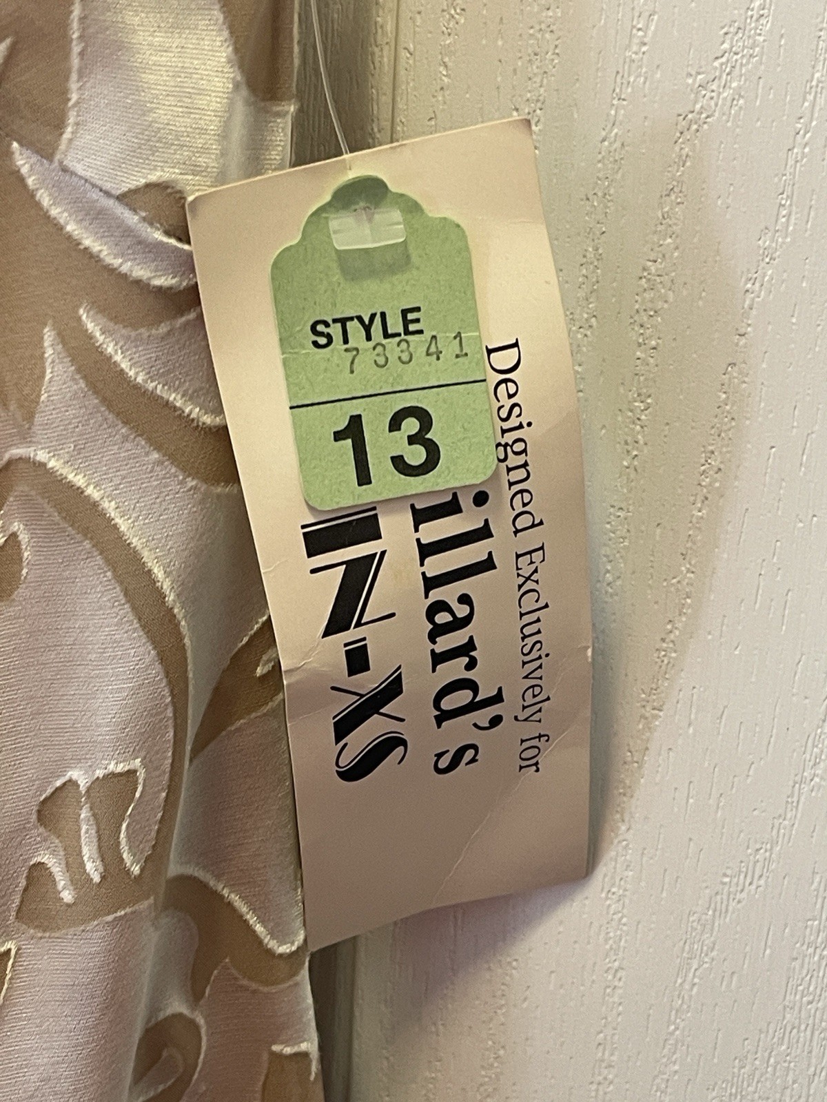 Vintage Designed Exclusively By IN-XS For Dillards Dress Sz 13 NWT