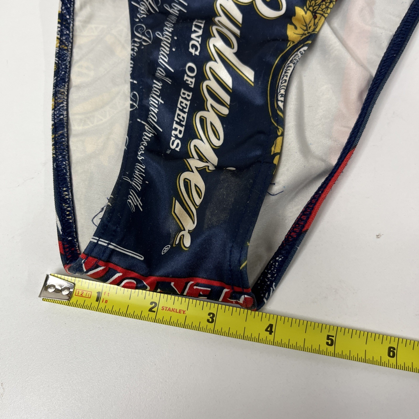 Budweiser Swim Suit Bikini 2002 Women&rsquo;s Vintage Size Medium