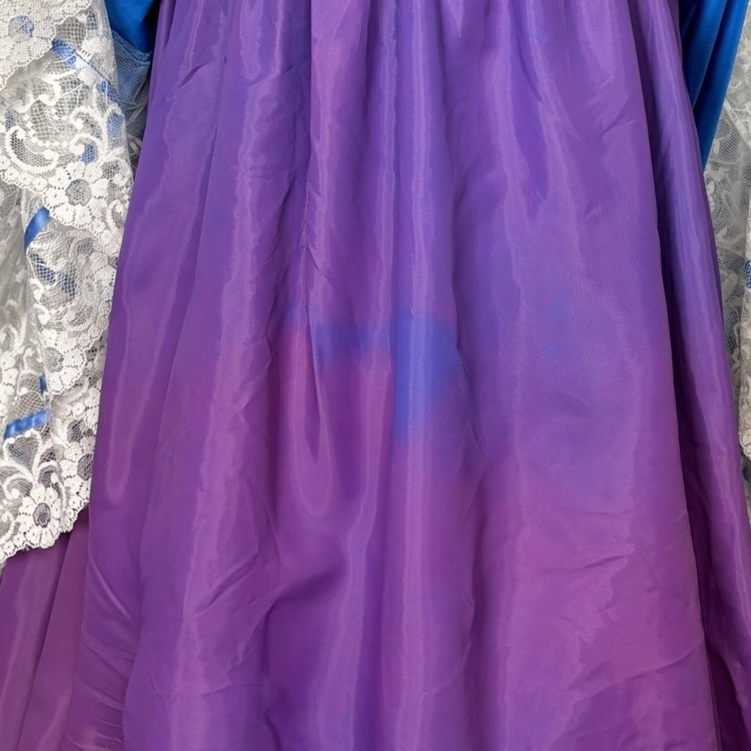 FLIRTATIONS Blue Colonial Victorian Gown Size 6 Vintage Alfred Angelo Dress