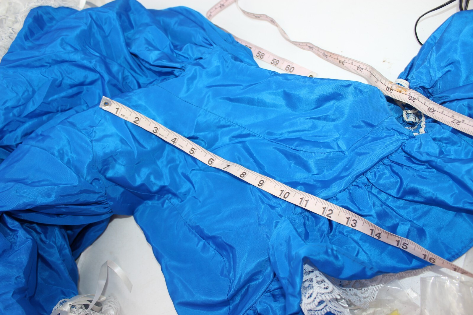 FLIRTATIONS Blue Colonial Victorian Gown Size 5/6 VTG Alfred Angelo Dress Prom
