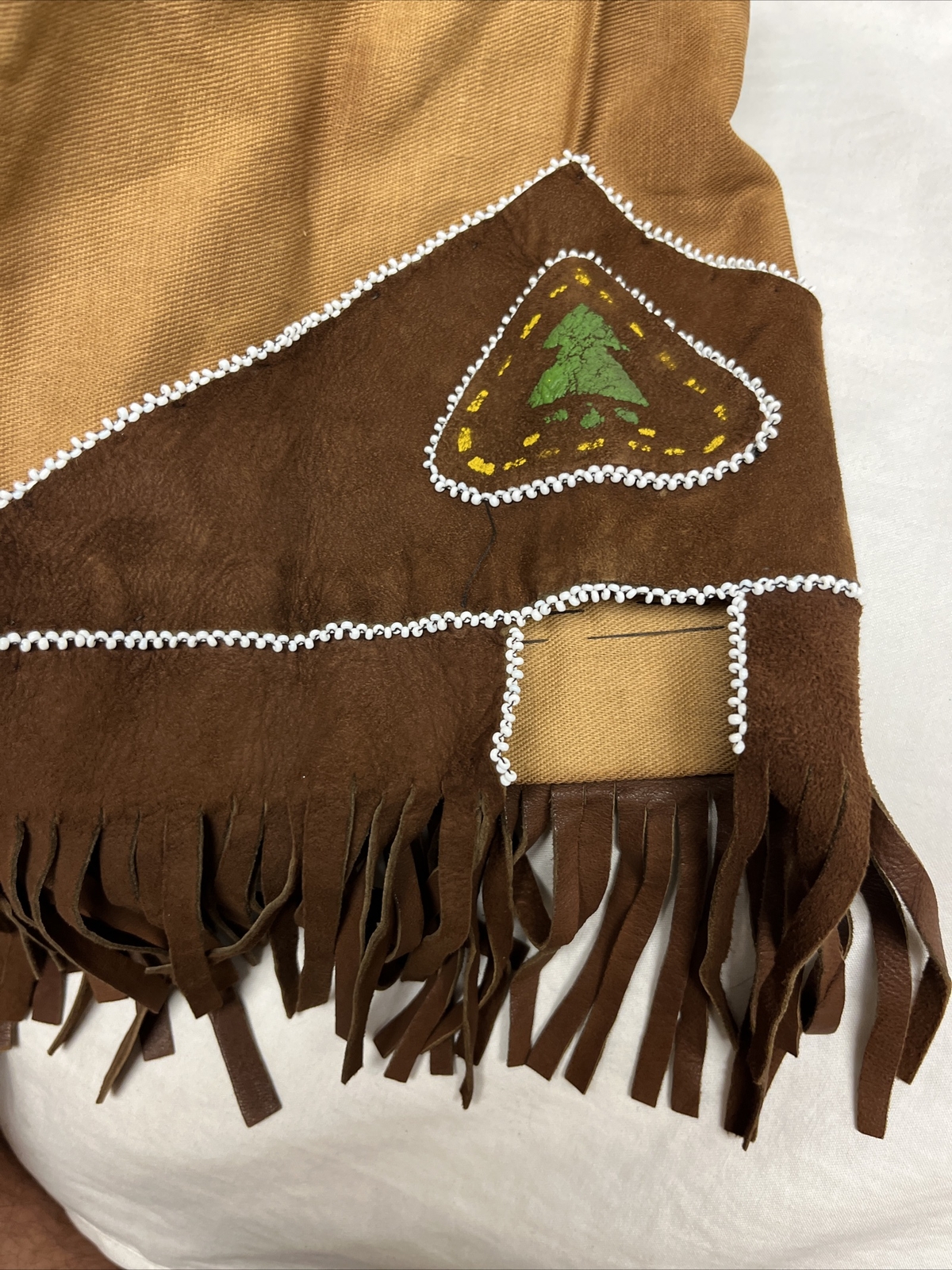 VINTAGE 40s 50s Native American Indian costume dress *See Description
