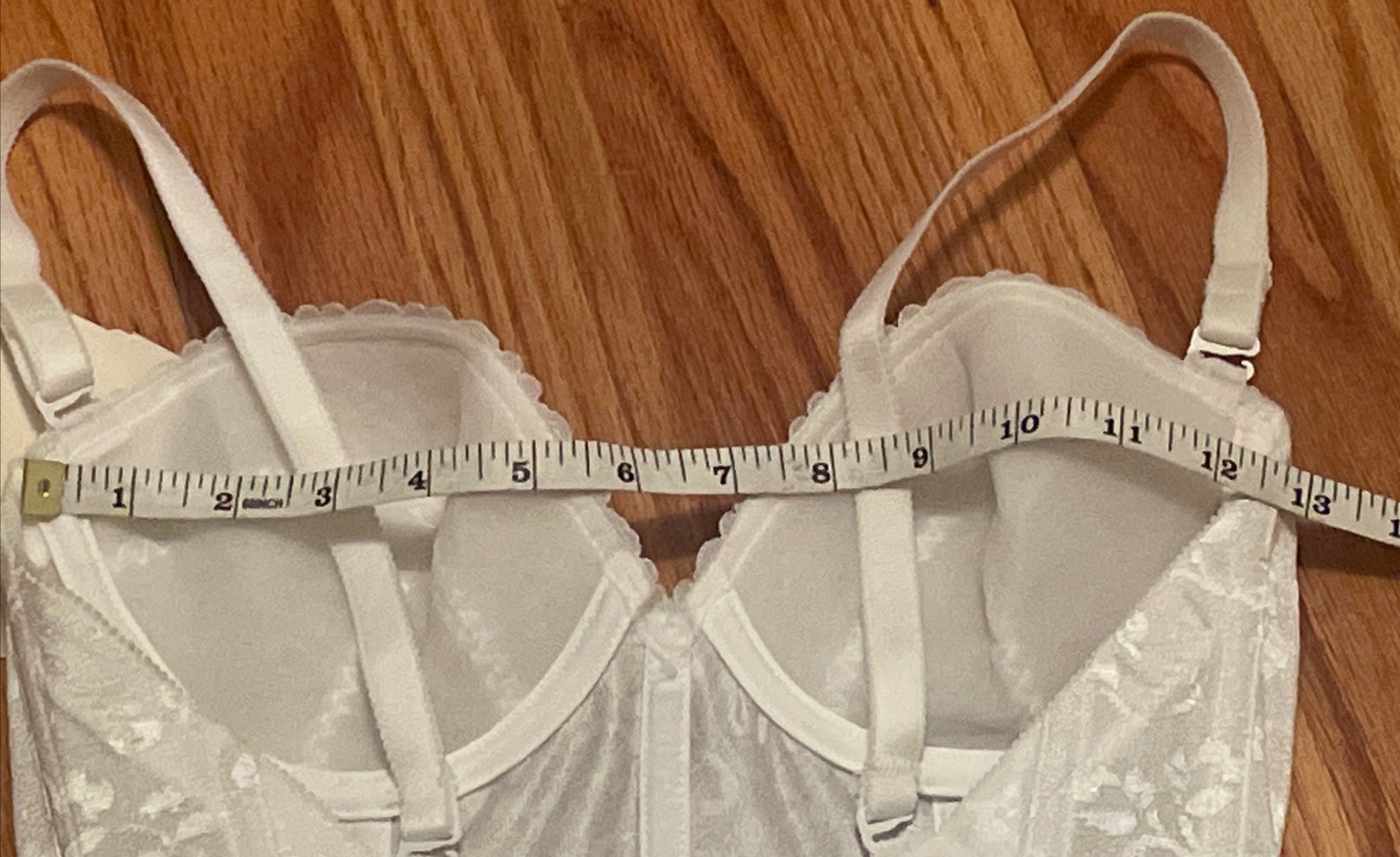 VINTAGE CARNIVAL CORSOLETTE BODY SHAPER White Size 32C LINGERIE NOS