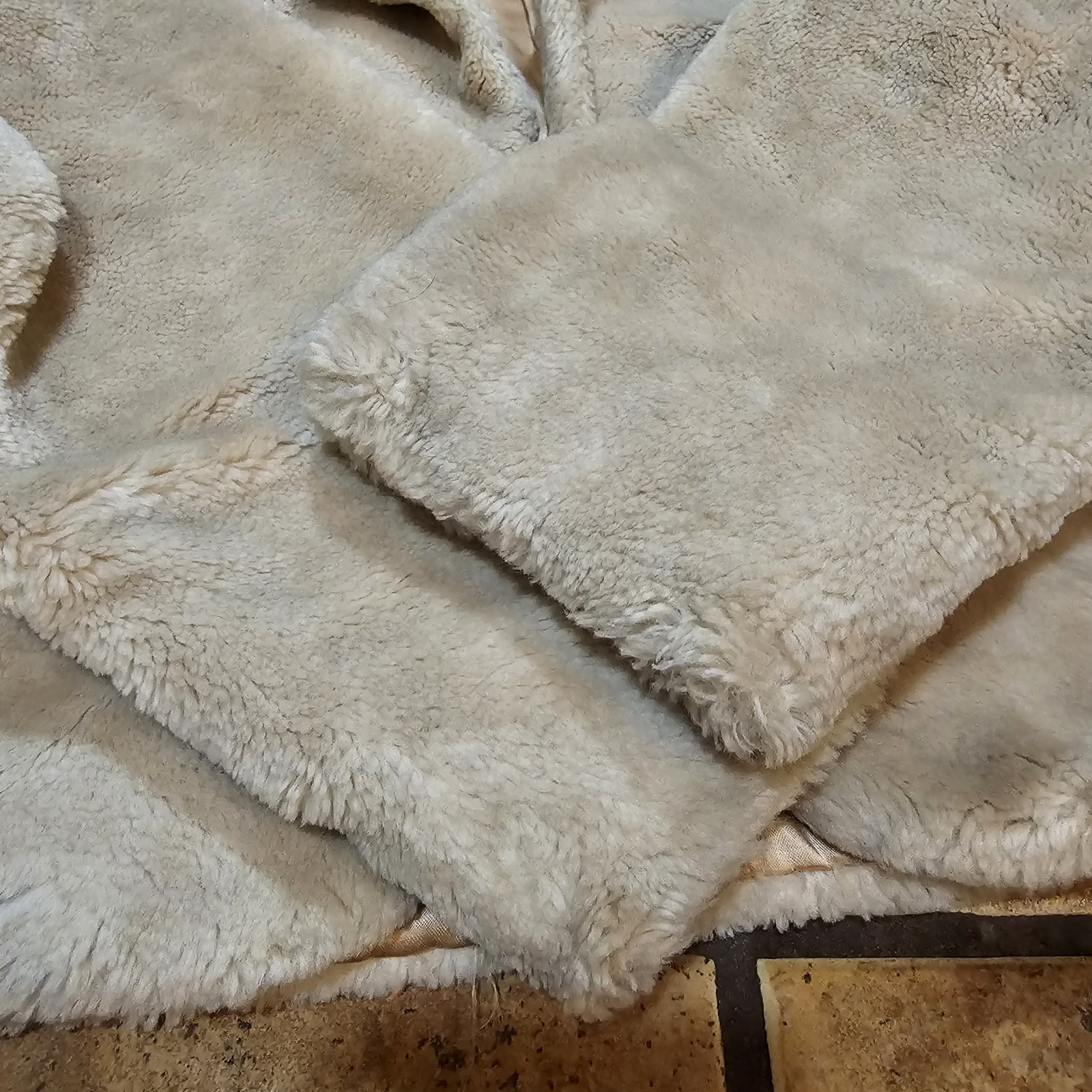 Vintage 50s Fur Jacket Crop Cloud No 9 Collins & Aikman Elegant Housewife Mob