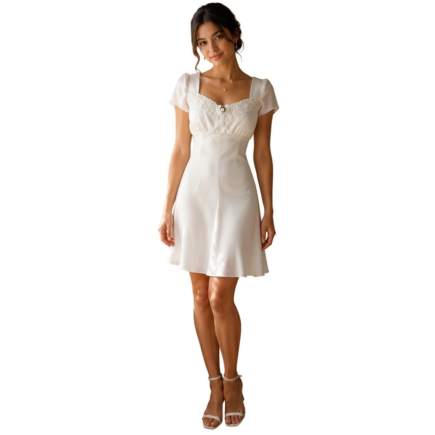 Deadstock Jessica McClintock Women&rsquo;s Gunne Sax Dress White NWT 9/10