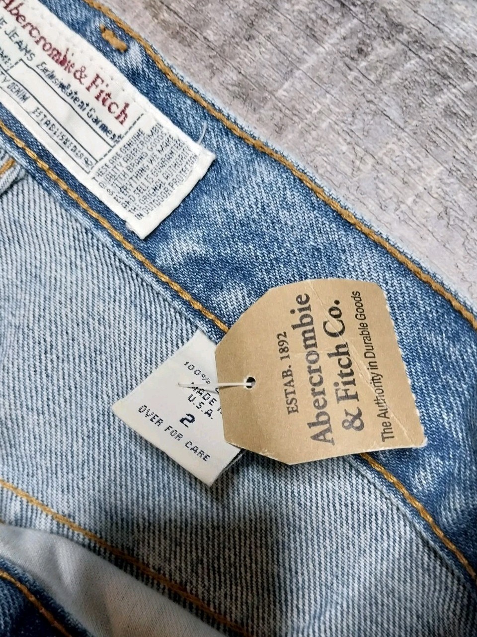Vintage 90s Abercrombie & Fitch Jeans Women&rsquo;s 2 Retro Cotton USA New Nwt Nos