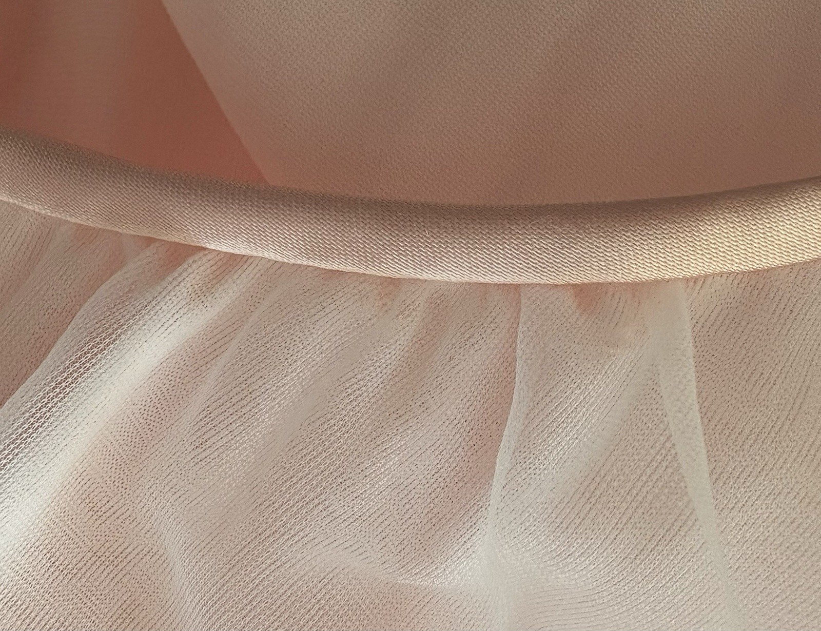 Vintage Intime California Double Layer Lace Accent Nightgown Womens M Pink White