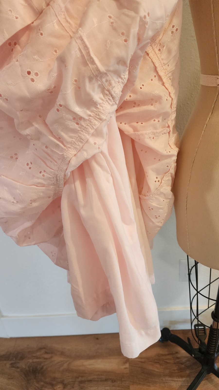 City Fox Vintage Semi Sheer Baby Pink Straps Maxi Dress 13 Styled In California
