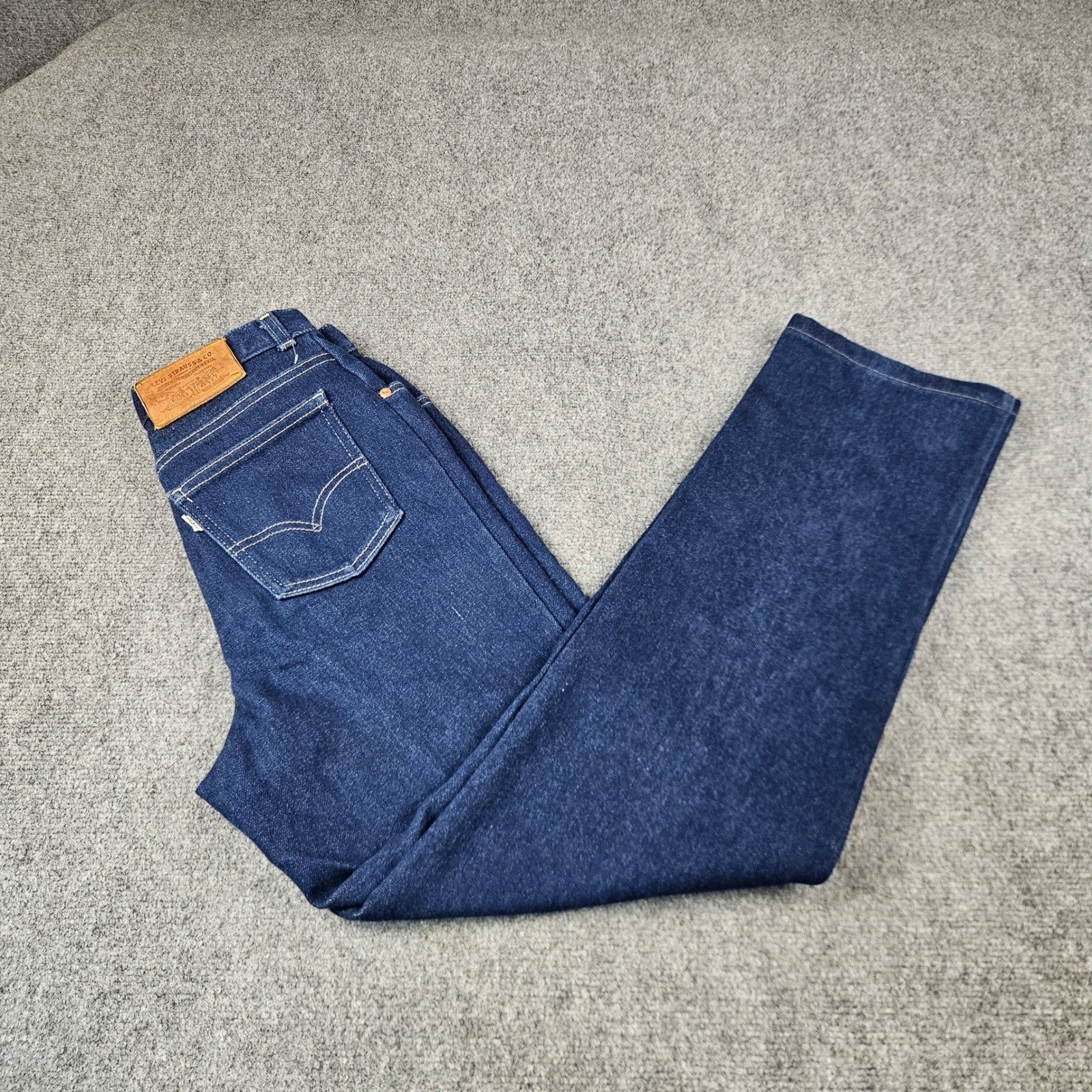 Rare Vintage Levi&rsquo;s 18850-7017 White Tab Leather Patch Jeans W14 29×31