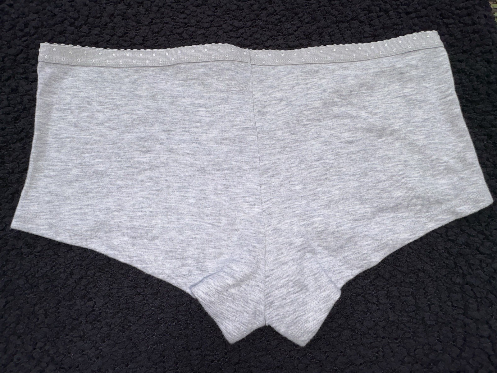 Warner’s Y2K Brief Shortie Gray Cotton 6 M Panty Bikini Underwear Very Soft