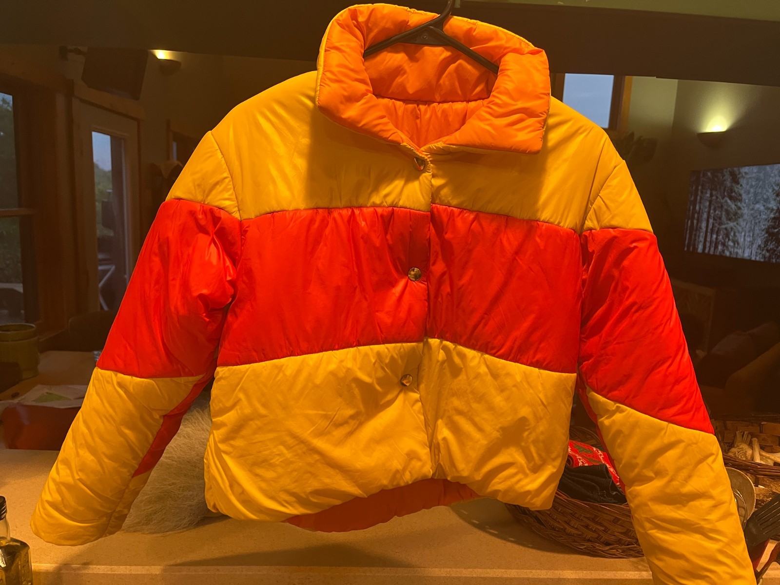 Archival Junya Watanabe Comme des Garçons FW2004 C-Shaped Cropped Puffer Jacket
