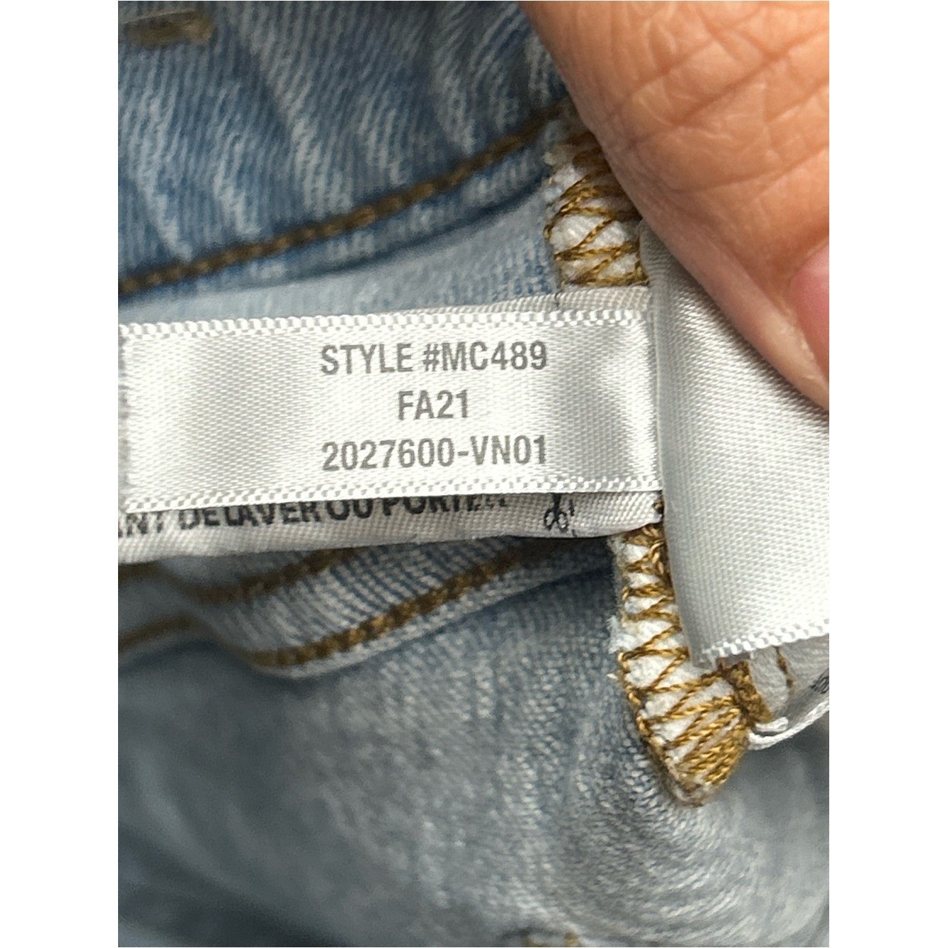 Madewell light Blue the perfect vintage Jean