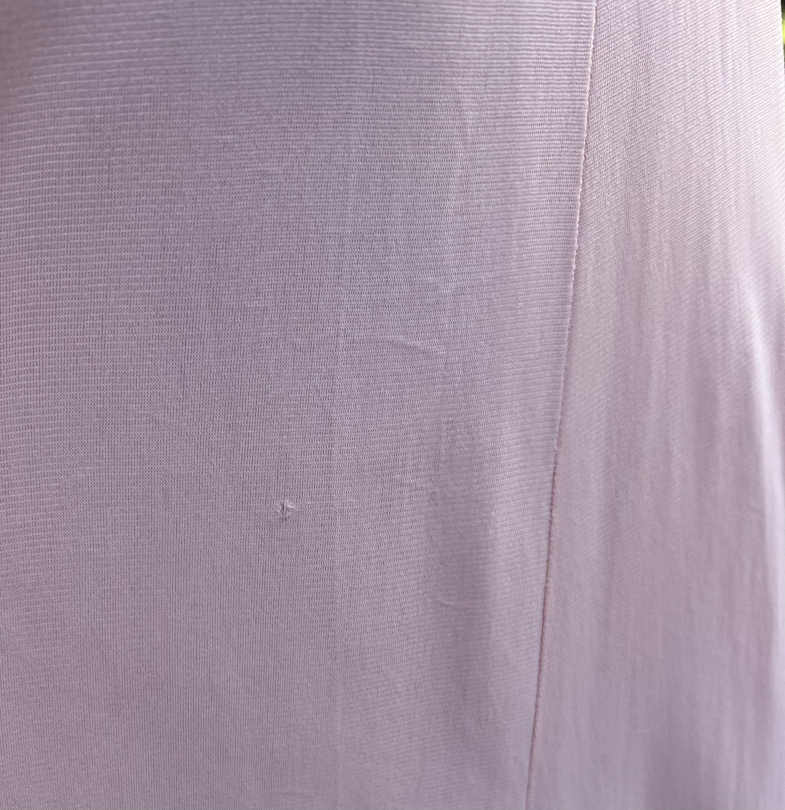 VINTAGE 1940&rsquo;s SEARS CHARMODE PEACH RAYON JERSEY SMOCKED NIGHTGOWN