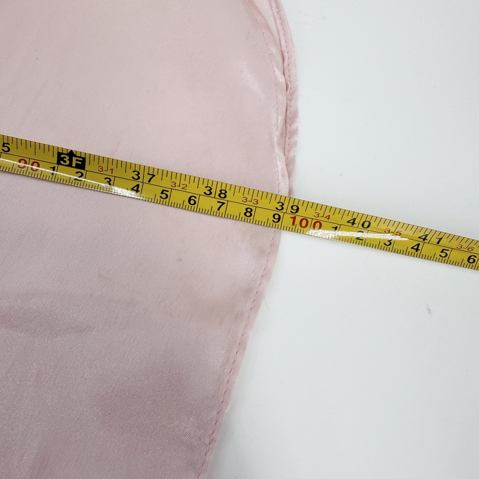 Vtg 80s Intimate Attitudes Plus Size 3X 4X Pink Satin Lace Nightshirt USA 3142
