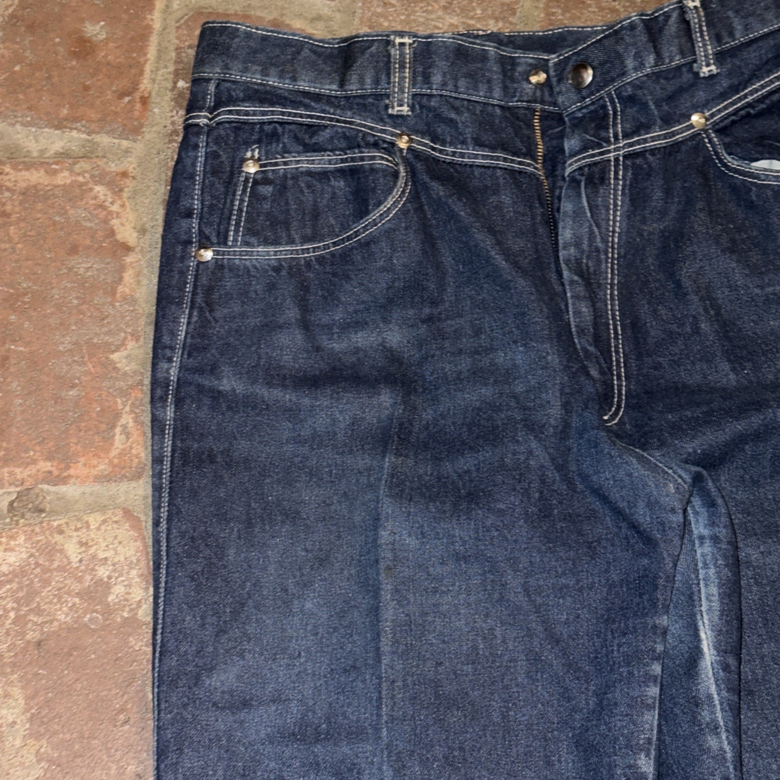 Vintage Pizzazz New York Paris Jeans High Waist Sz 16 60s 70s