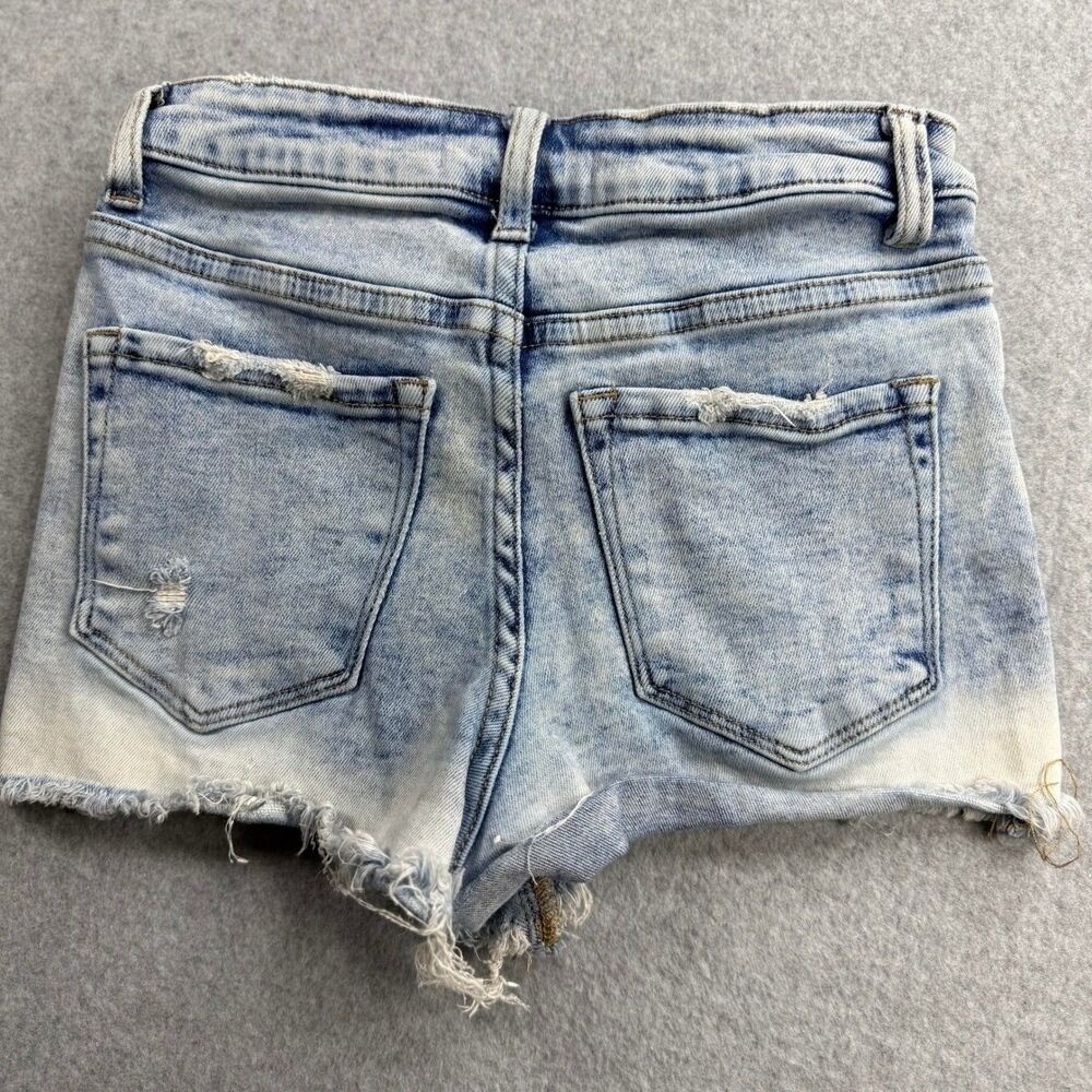Vervet Denim Shorts Women XS Light Blue Excellent Distressed Cut Off Jean Casual