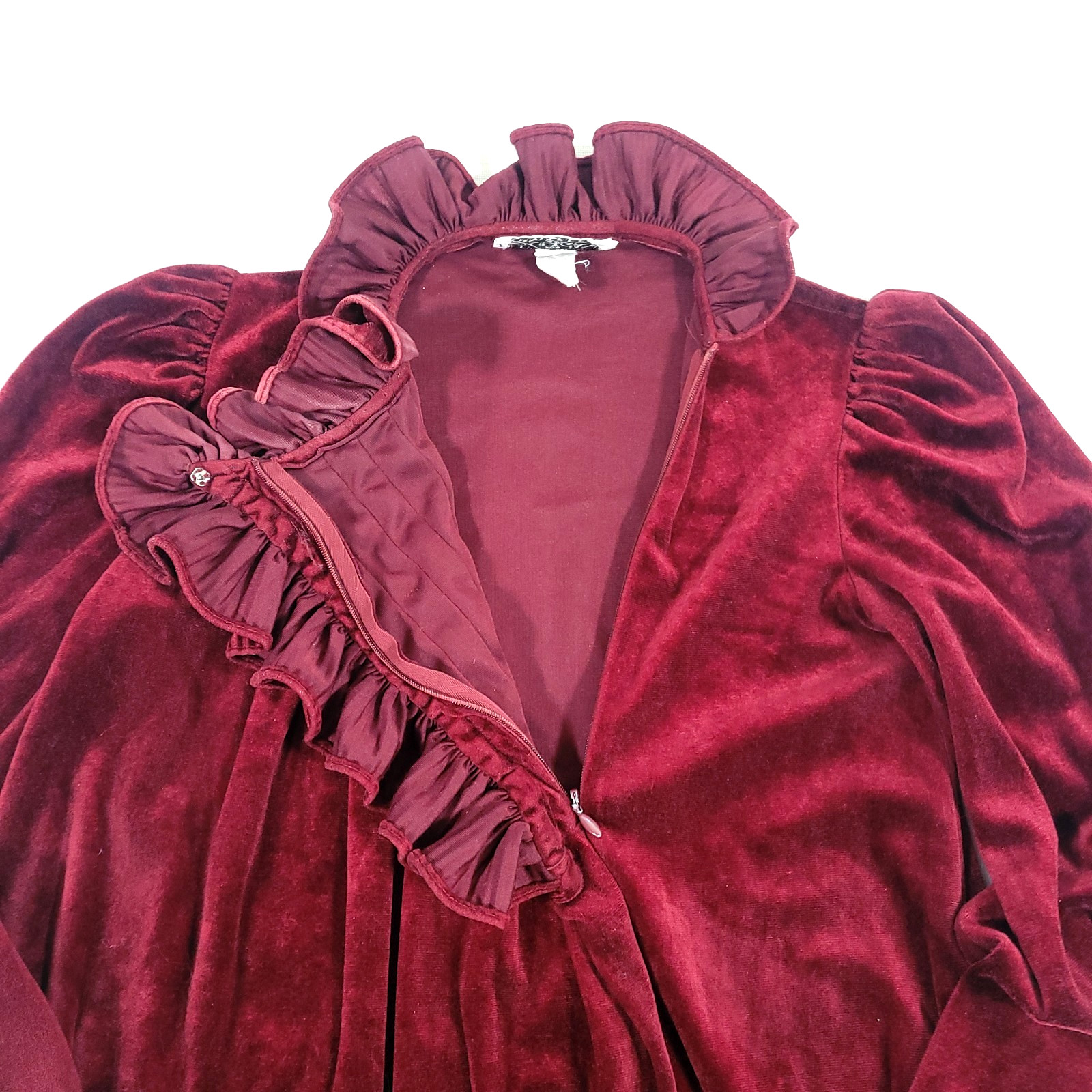 Velvet victorian goth maxi Nightgown Gilligan O&rsquo;Malley M Pet Coquette vampire