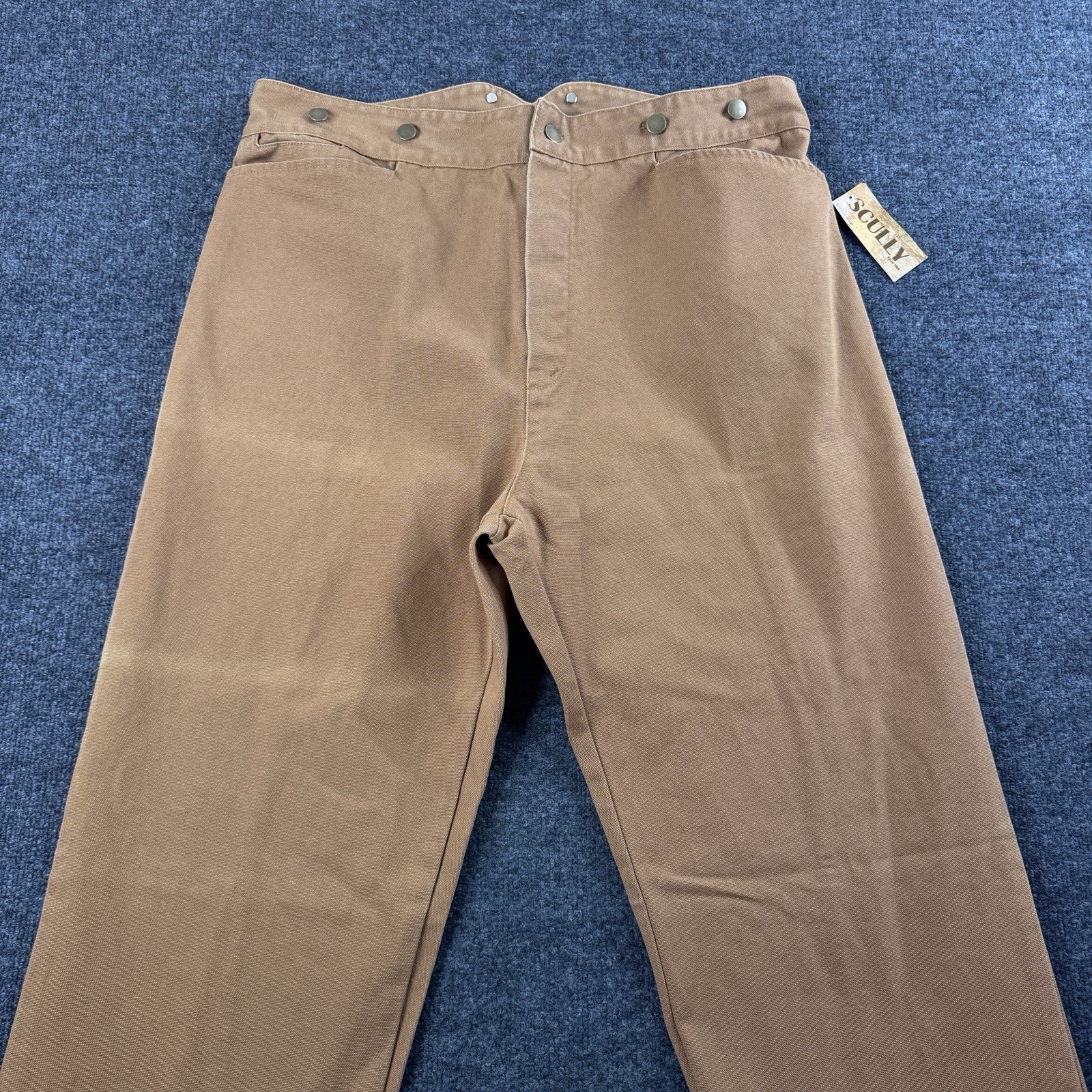 Scully Rangewear Womens 18 Canvas Saddle Seat Equestrian Pants Made USA NWT VTG